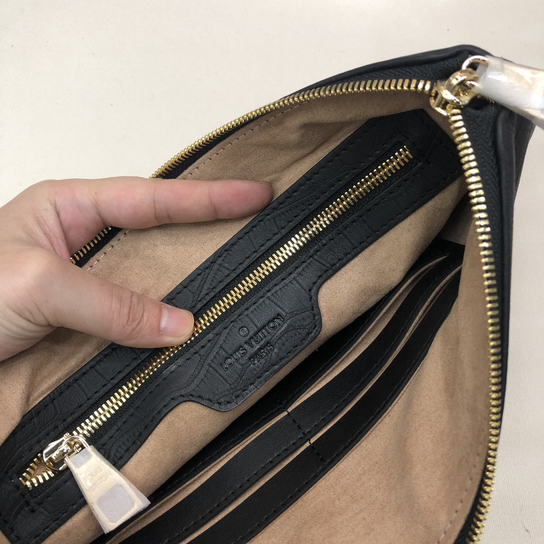 Louis Vuitton Black Cowhide Handbag - Image 8