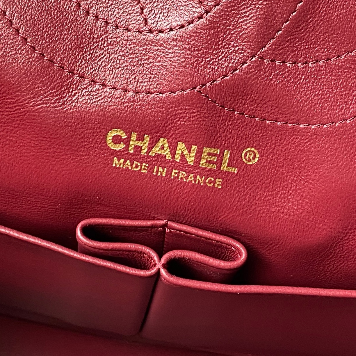 Chanel 26S Crushed Wrinkled Leather 2.55 Bag - Image 8