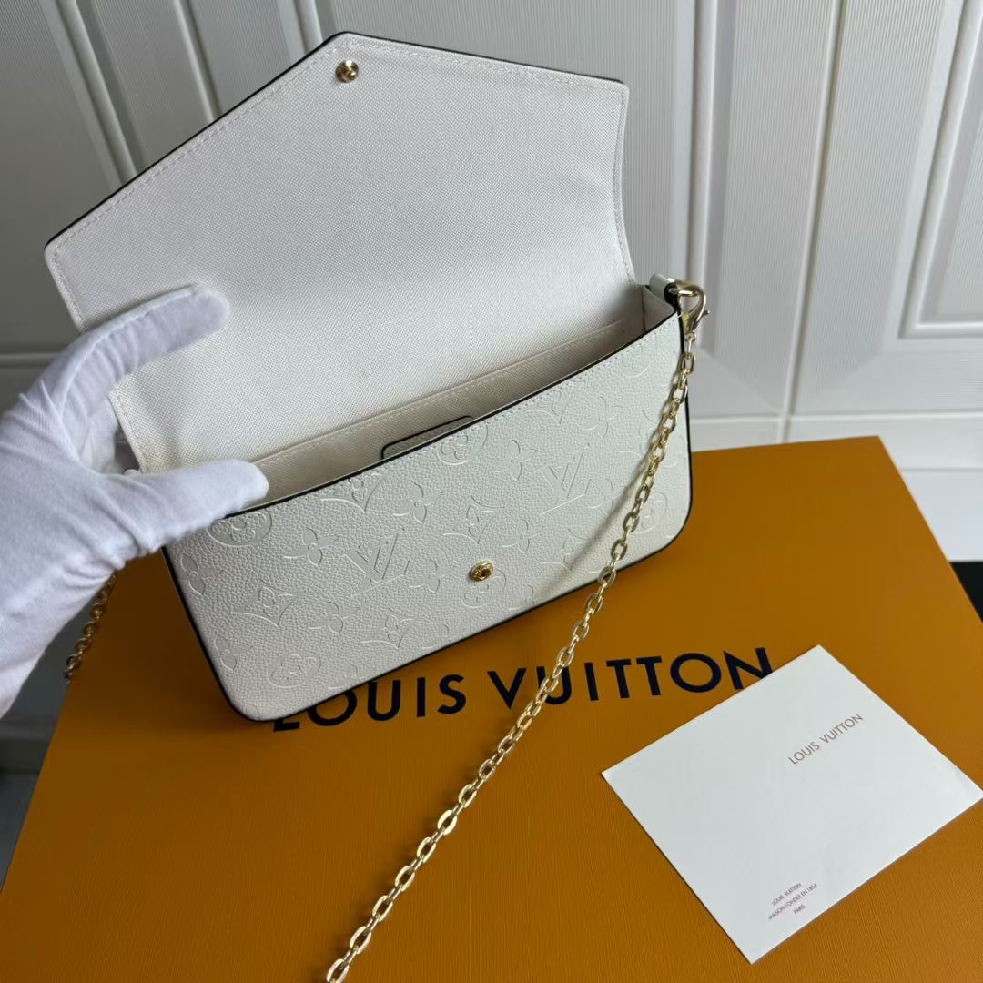 Louis Vuitton Félicie Pochette Three-in-One Chain Clutch - Image 8