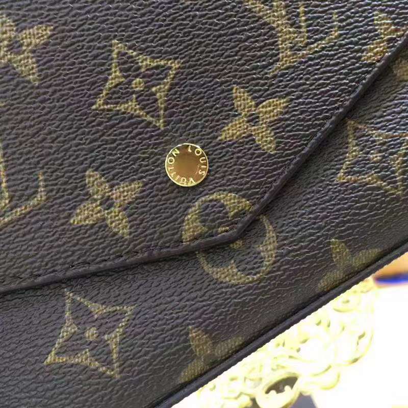 Louis Vuitton Felicie Three-Piece Clutch Bag - Model 61276 - Image 8