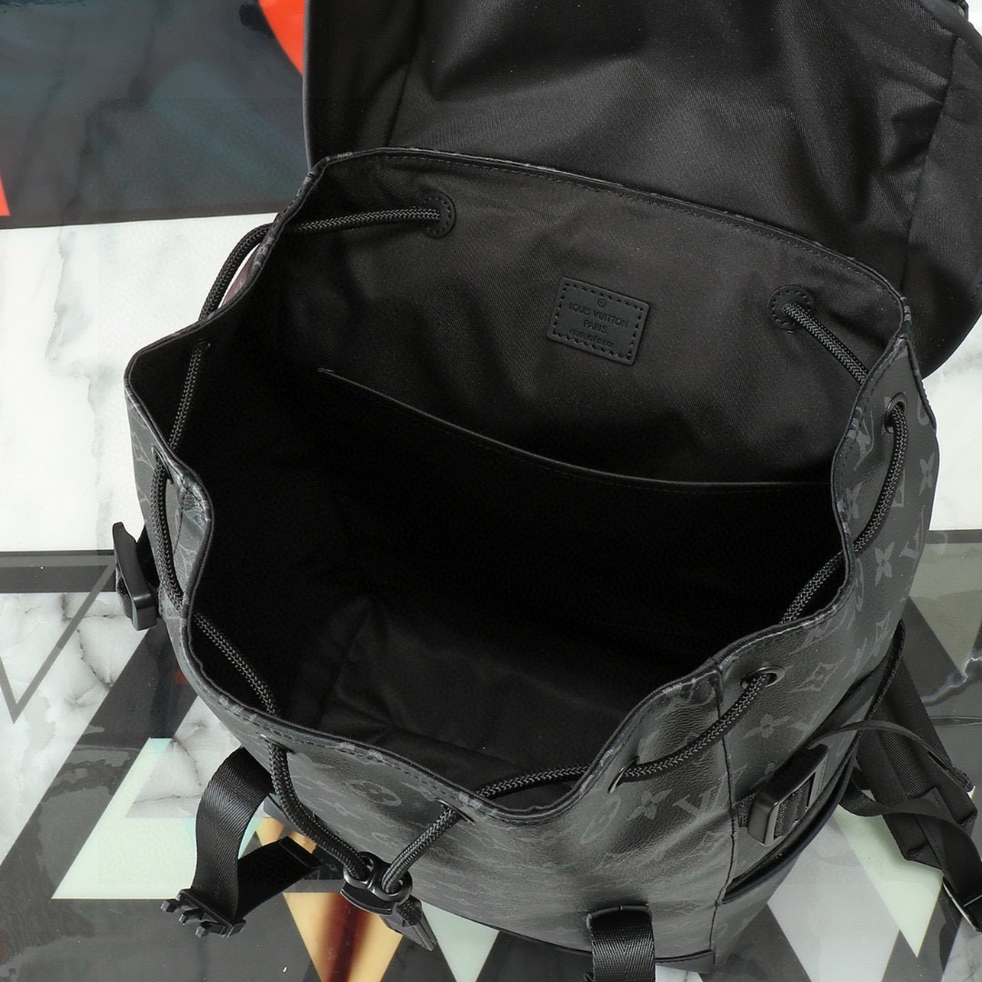 Louis Vuitton Getaway Backpack M46792 in Black Monogram Eclipse - Image 8