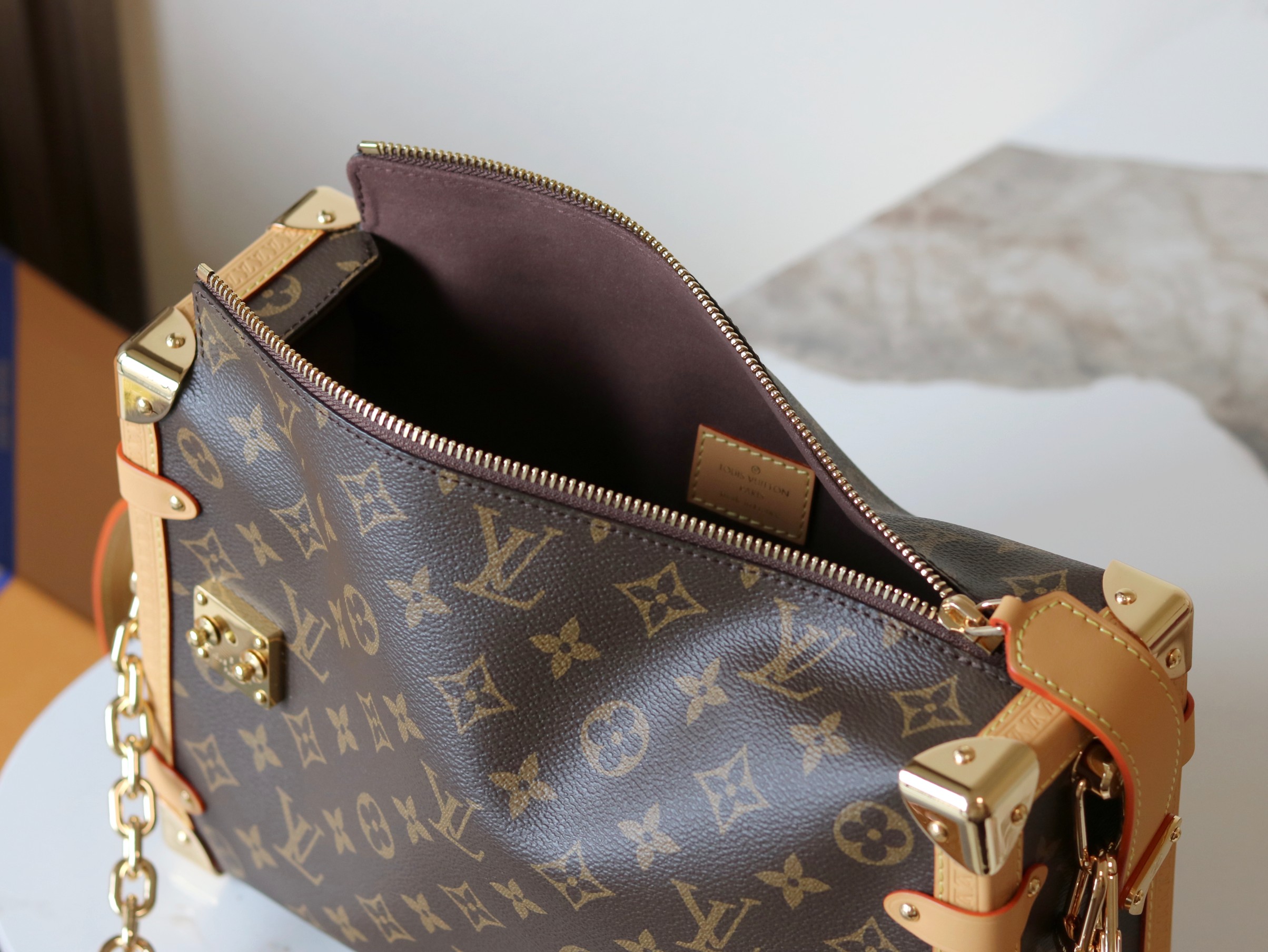 Louis Vuitton Side Trunk Handbag - Large - Image 8