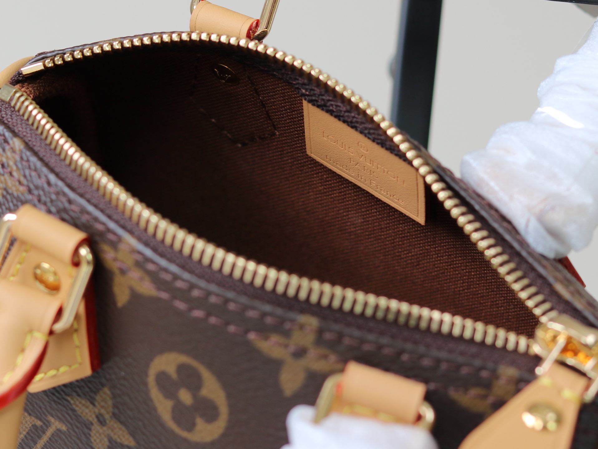 Louis Vuitton Nano Speedy Monogram Crossbody Bag M81085 - Image 8