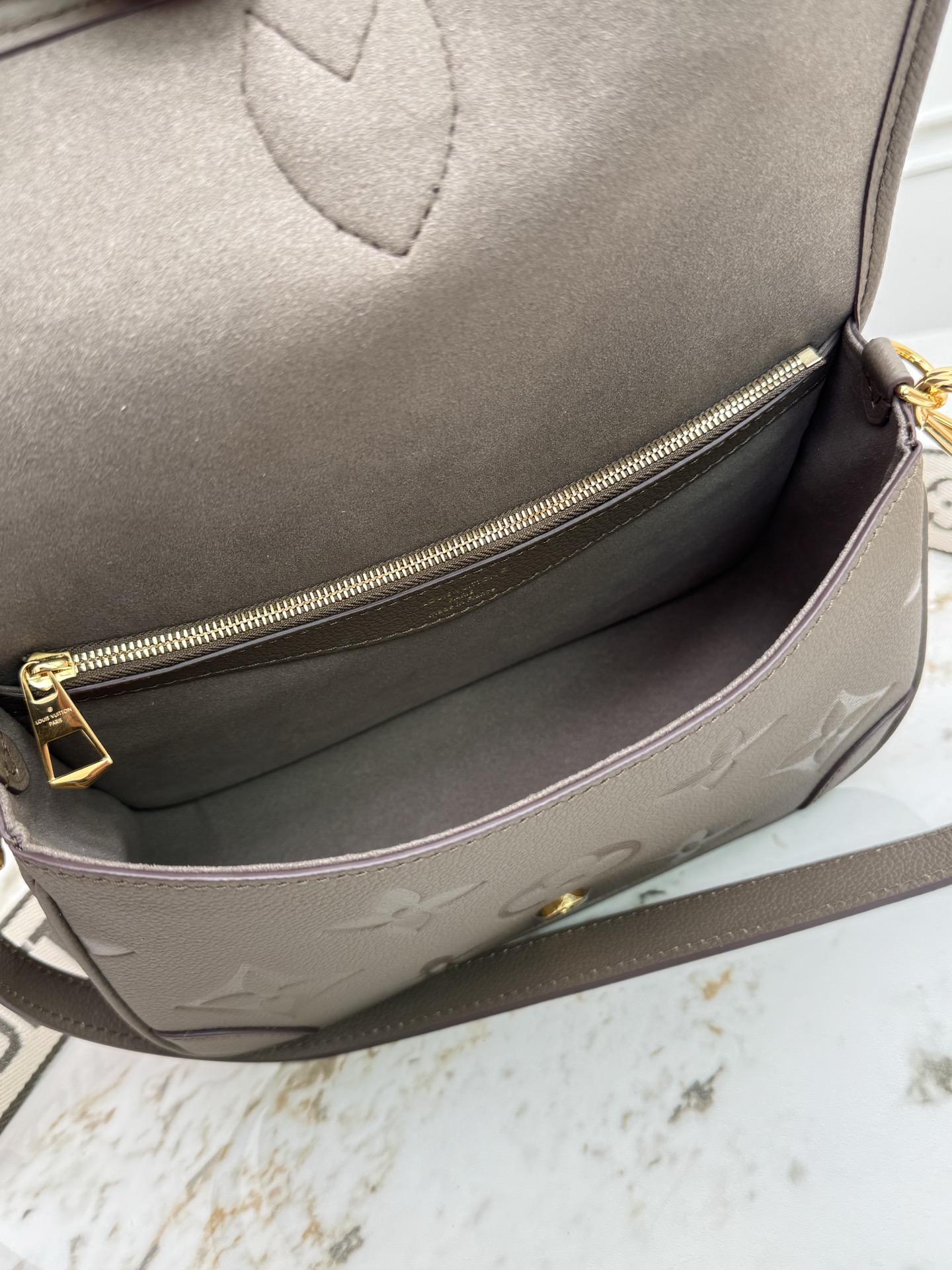 Louis Vuitton Diane Monogram Empreinte Leather Crossbody Bag - Image 8