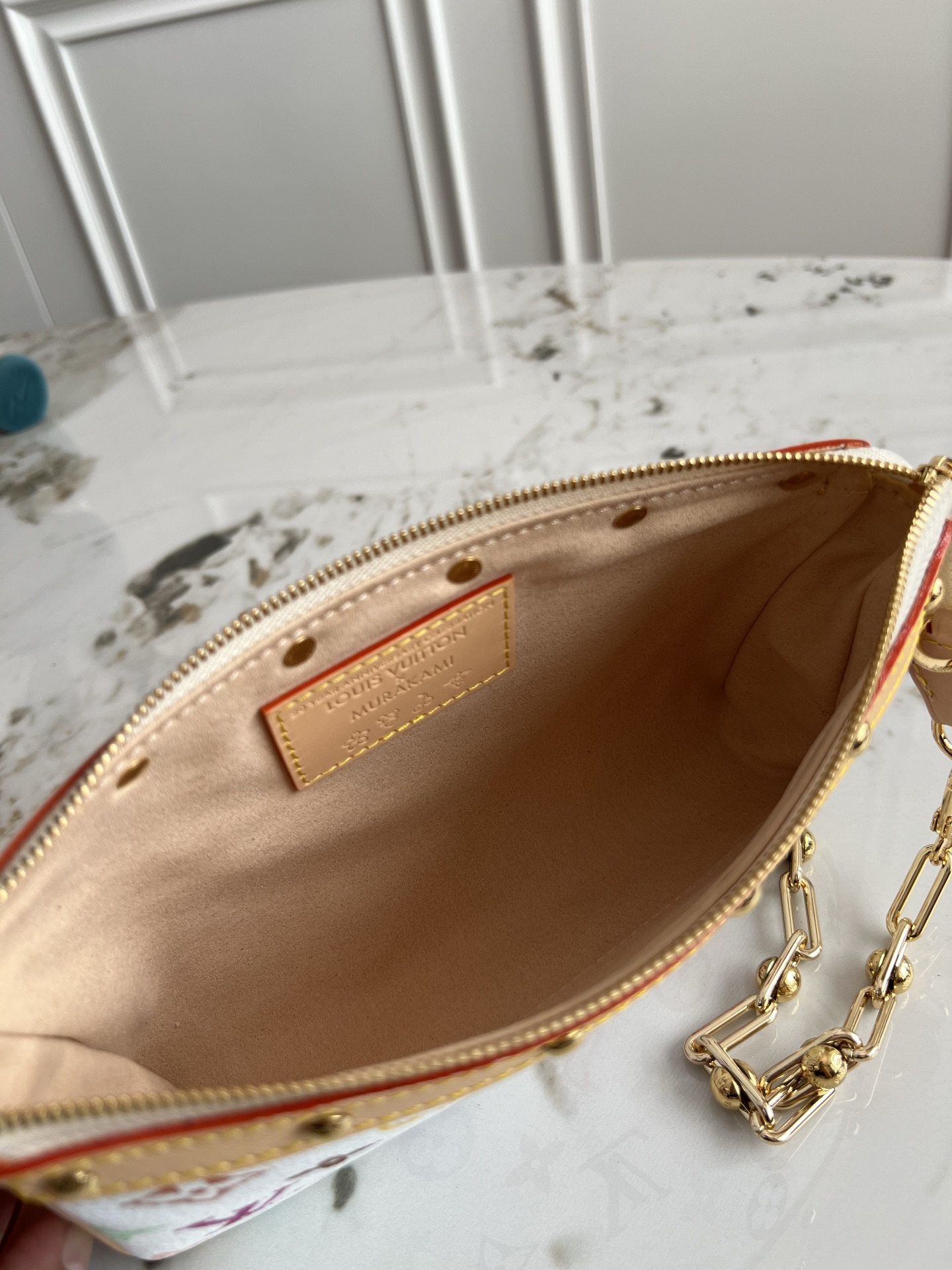 Louis Vuitton x Takashi Murakami Pochette Accessoires Handbag - Image 8