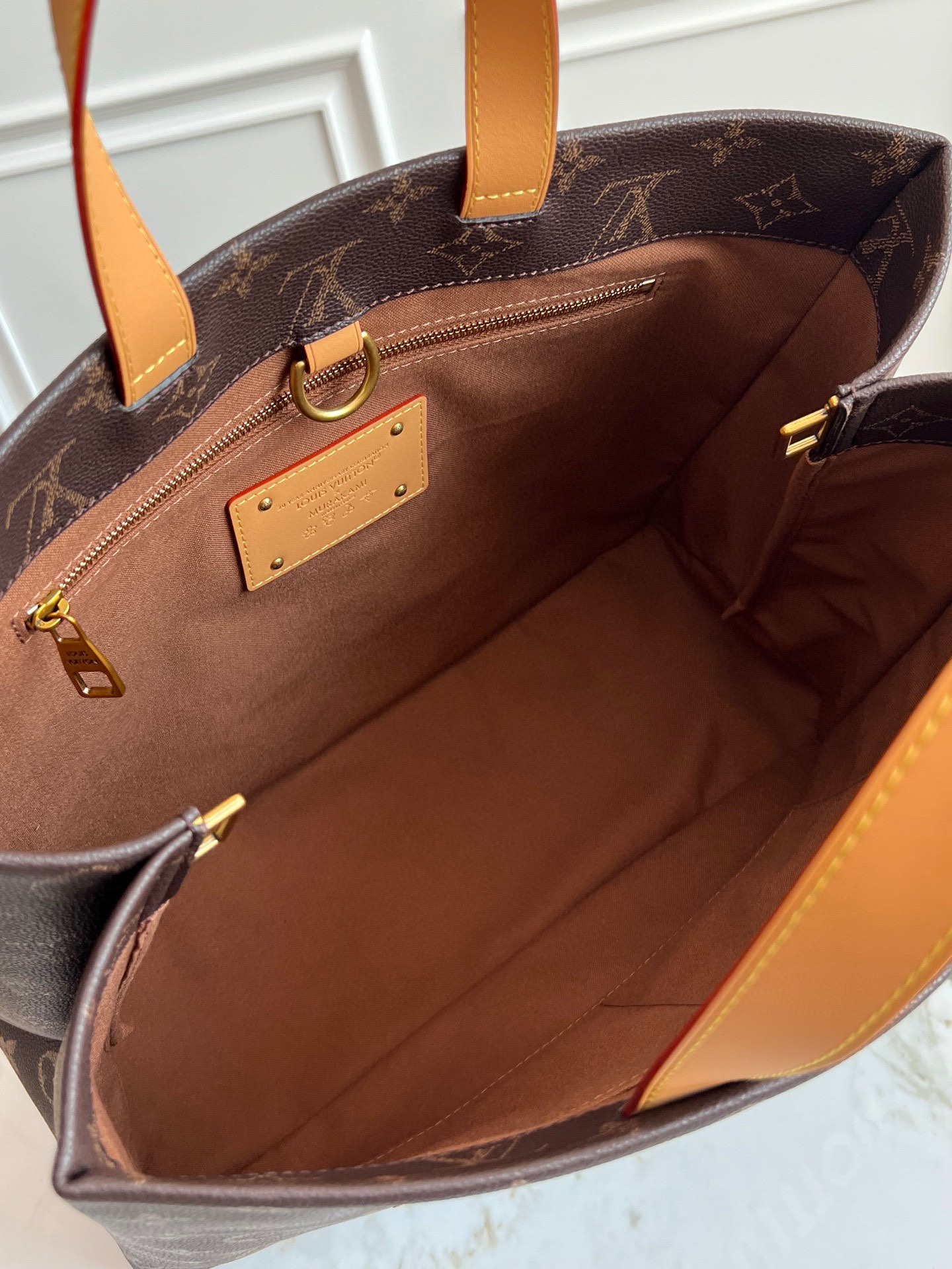 Shopper Tote MM in Monogram Cowhide Leather - Image 8