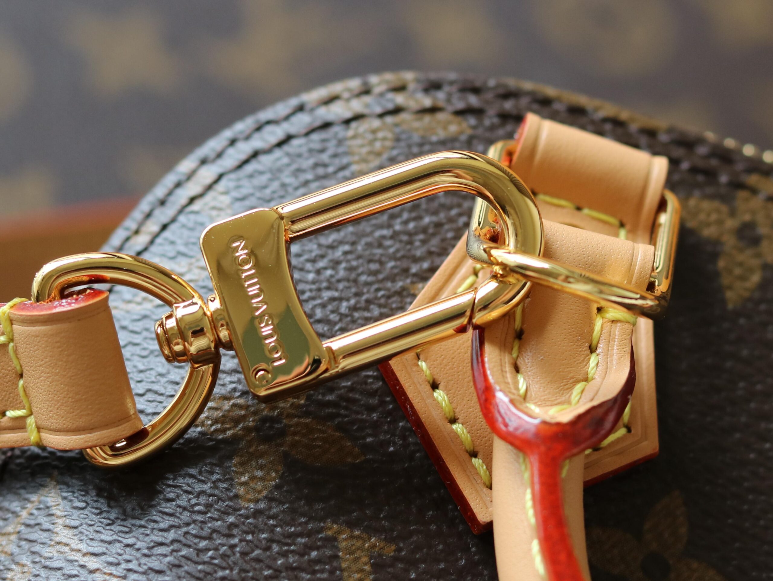 Louis Vuitton Nano Alma Handbag in Monogram Dune Canvas - Image 8