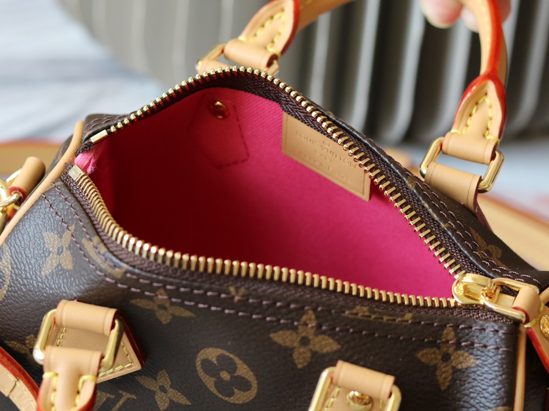 Louis Vuitton Nano Speedy Handbag M82624 M81085 - Image 8