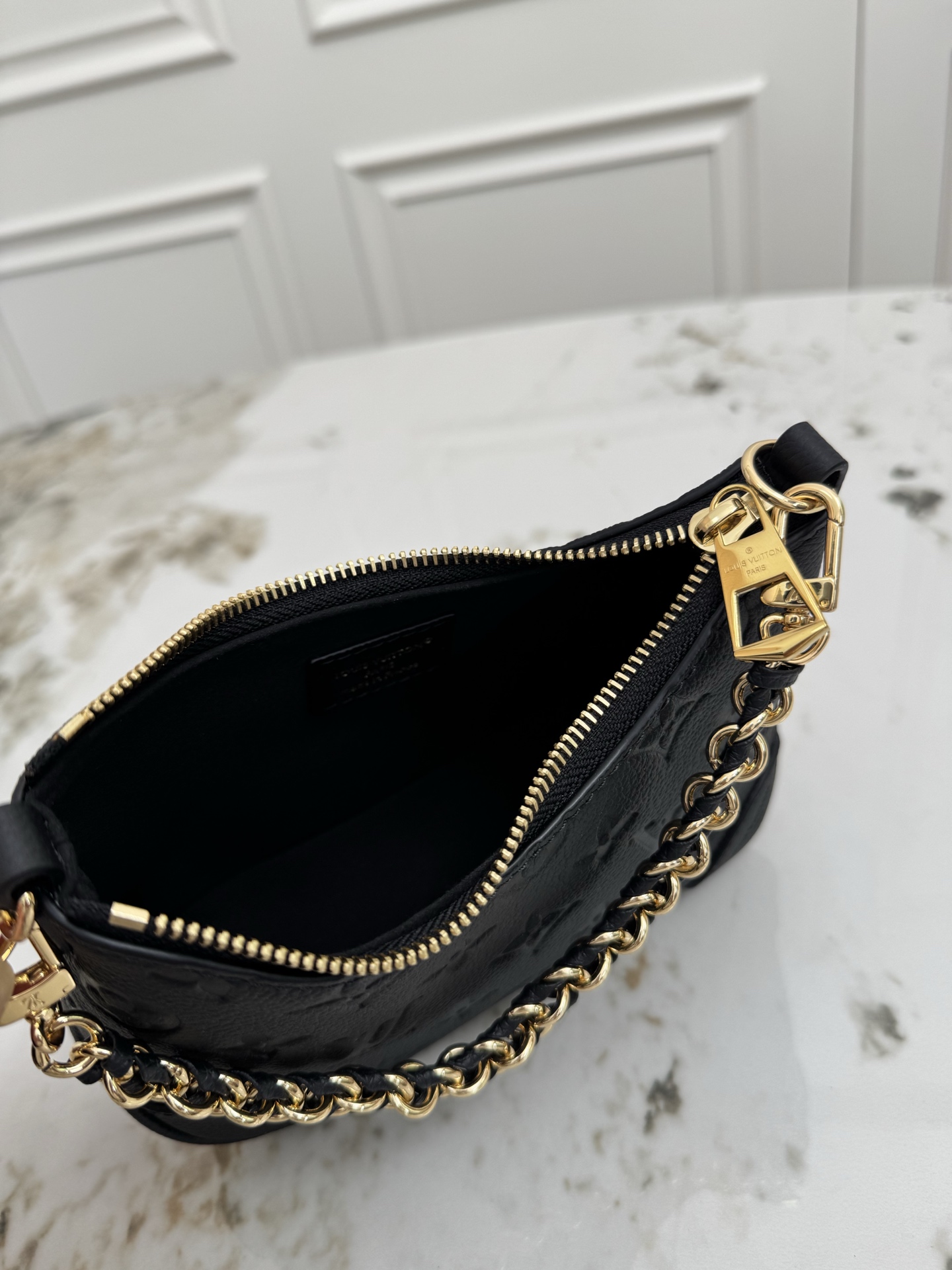 Louis Vuitton Nano Boulogne Monogram Empreinte Leather Crossbody Bag - Image 8