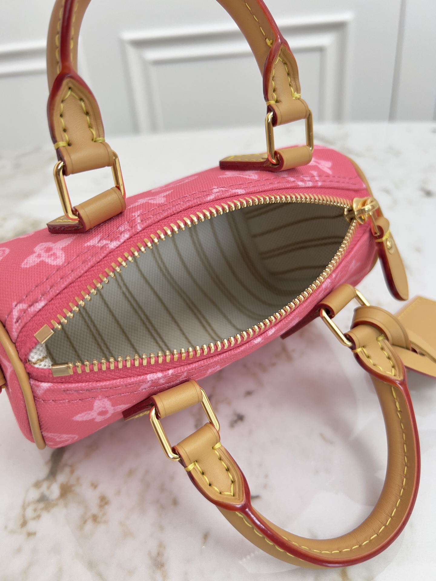 Louis Vuitton Nano Speedy Handbag - Image 8