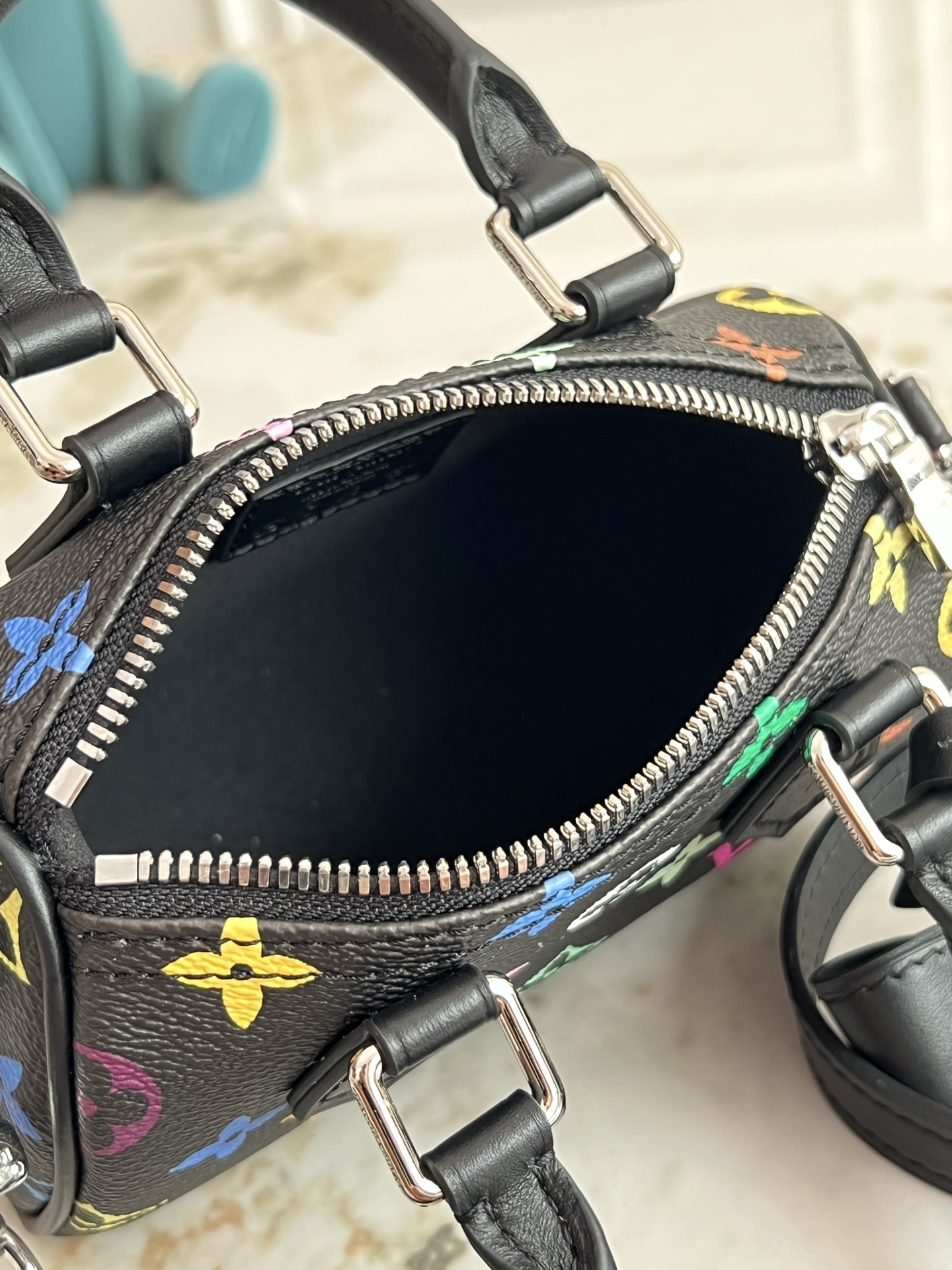 Louis Vuitton Nano Speedy Handbag, Monogram Coated Canvas, LV x TM Reissue - Image 8