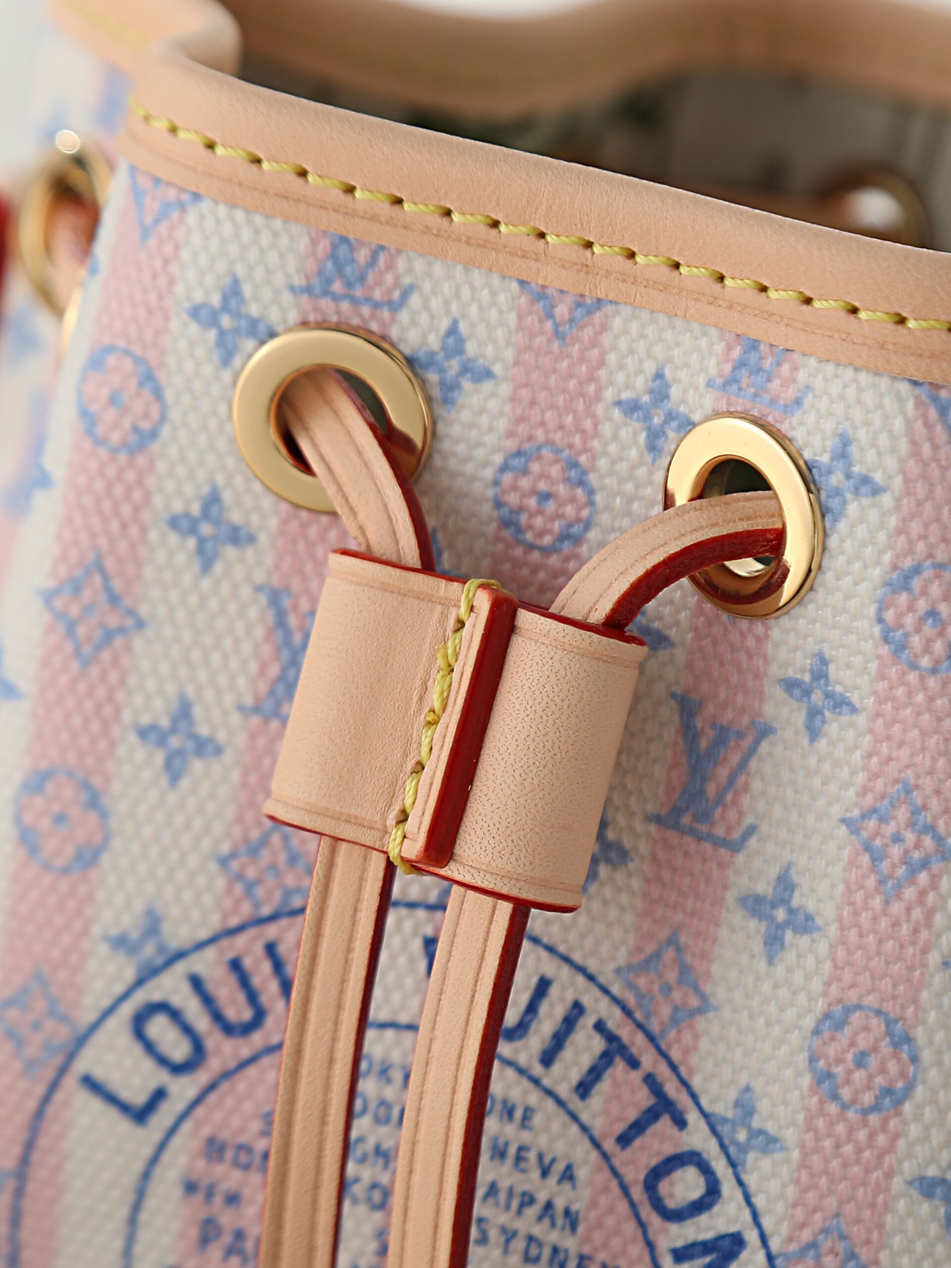 Louis Vuitton Nano Noé LV Stamp Canvas Crossbody Bag M29029 - Image 8