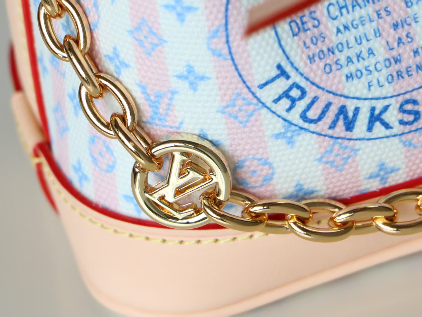 Louis Vuitton Nano Noé LV Stamp Canvas Crossbody Bag - Image 8