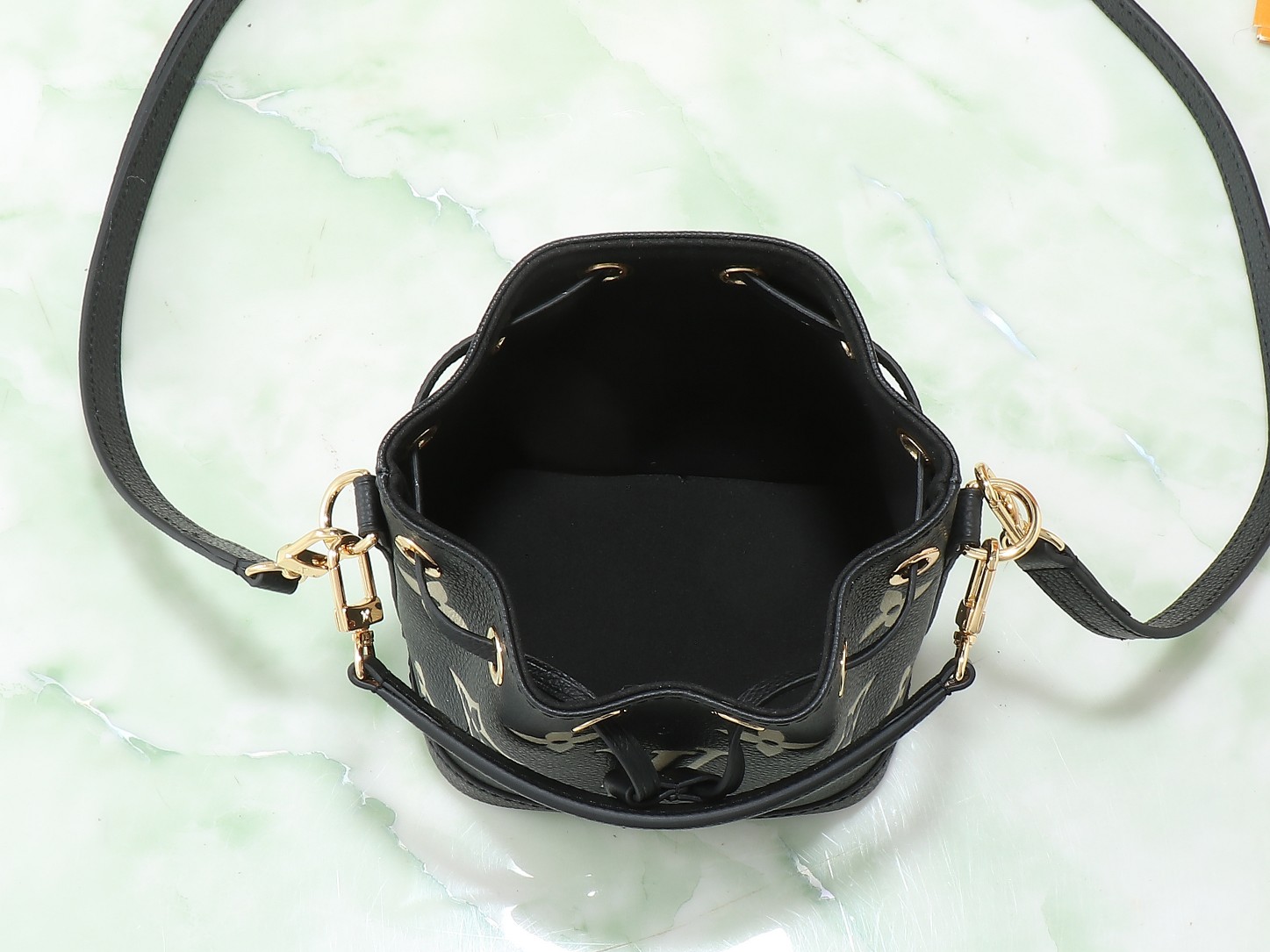Louis Vuitton Nano Noé Monogram Empreinte Leather Bag - Image 8
