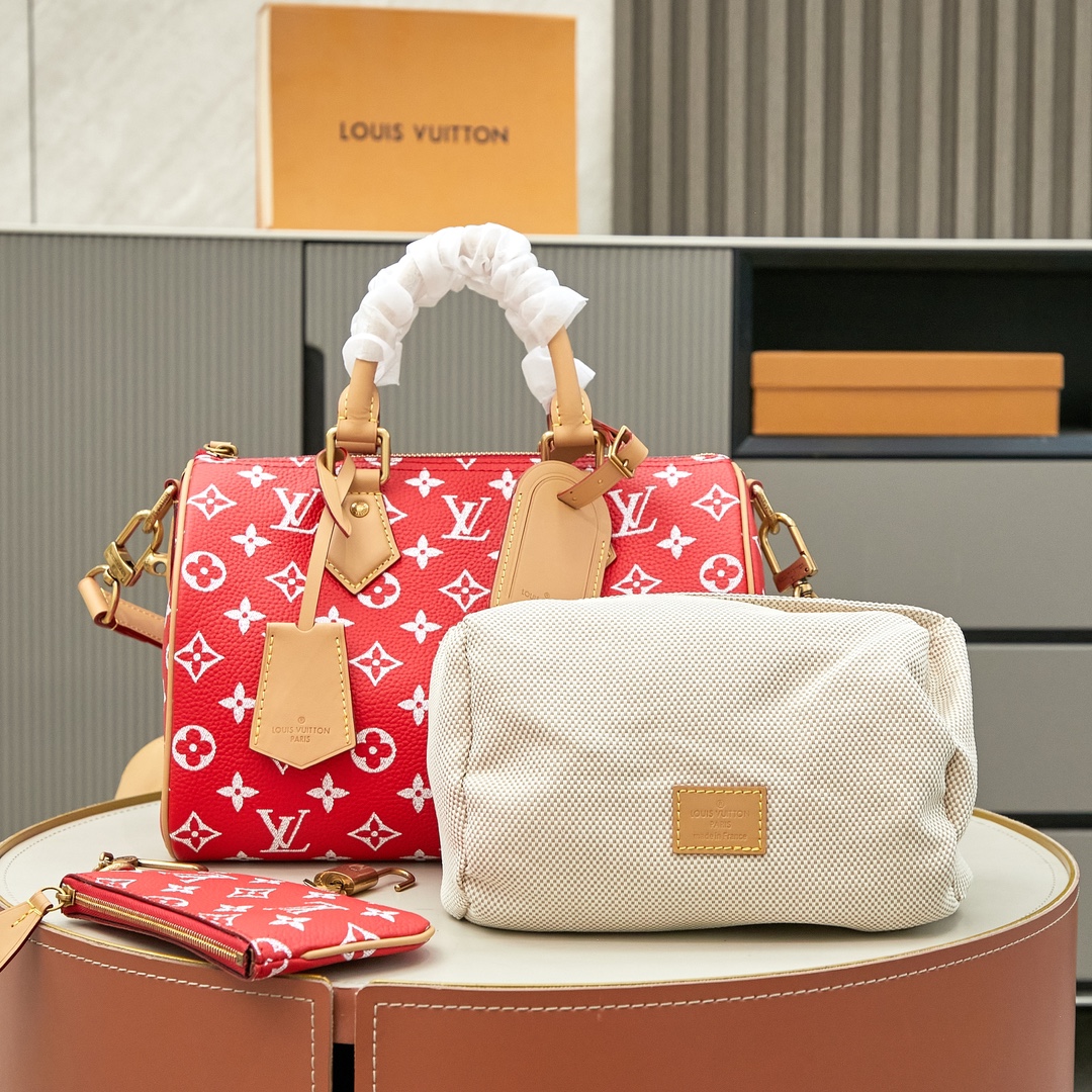 Louis Vuitton Speedy P9 Bandoulière 25 Monogram Leather Crossbody Bag - Image 8