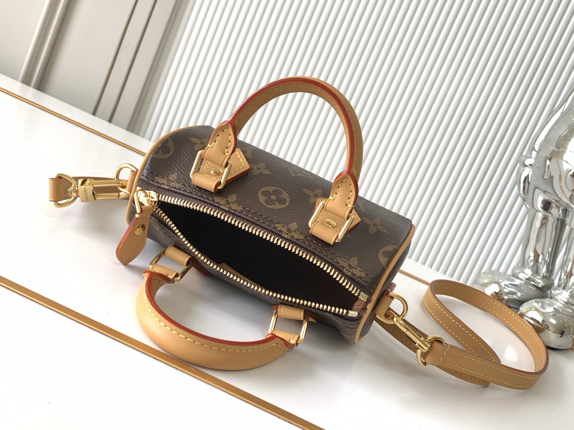 Nano Speedy Monogram Canvas Crossbody Bag - Image 8