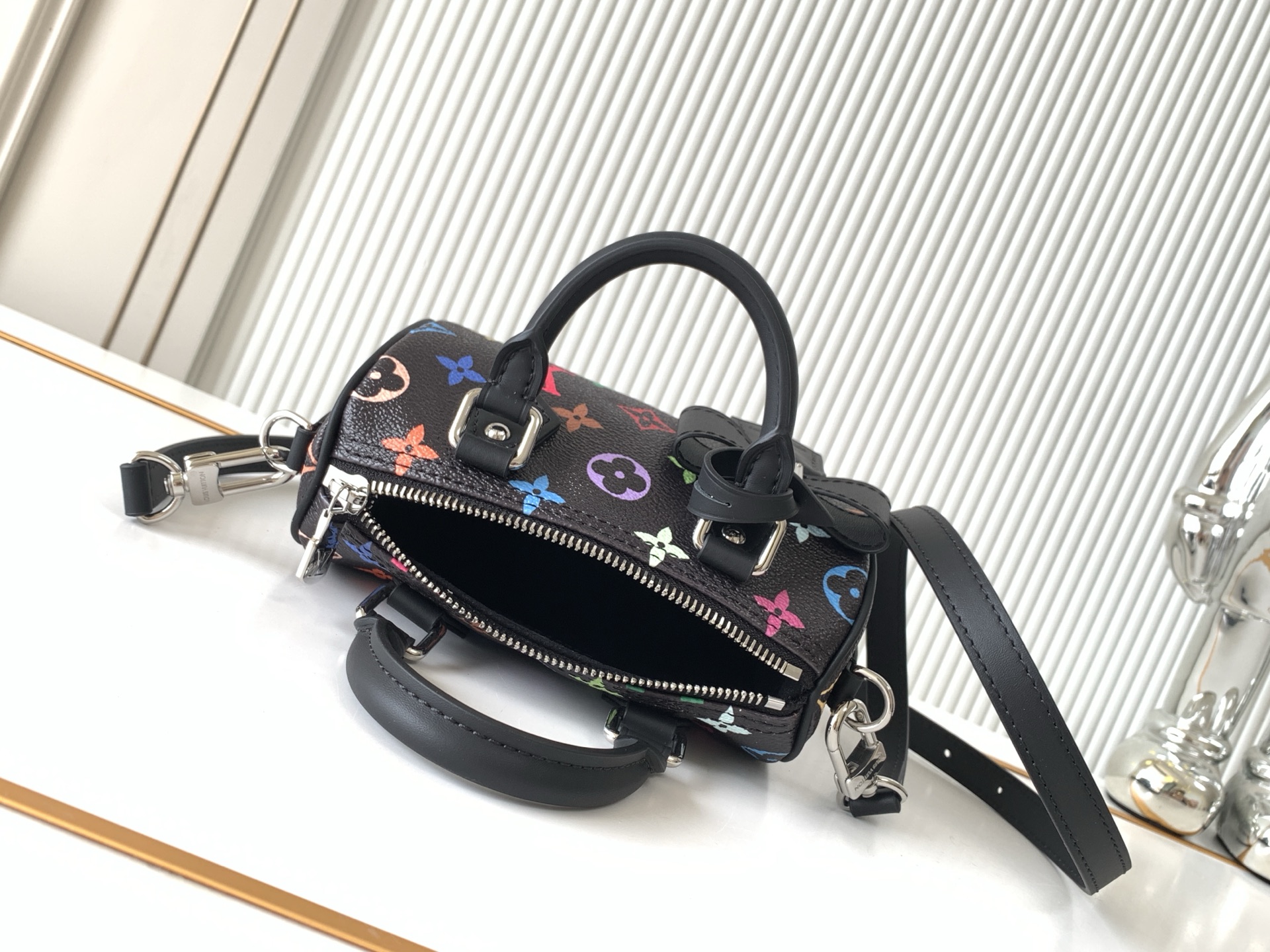 Louis Vuitton Nano Speedy Handbag – LV x Takashi Murakami - Image 8