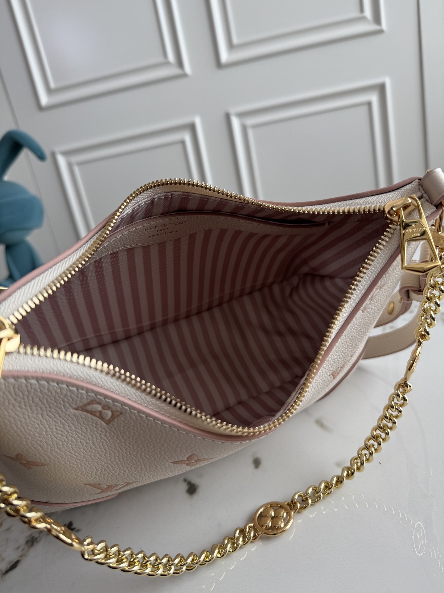 Louis Vuitton Boulogne Monogram Empreinte Leather Shoulder Bag - Image 8