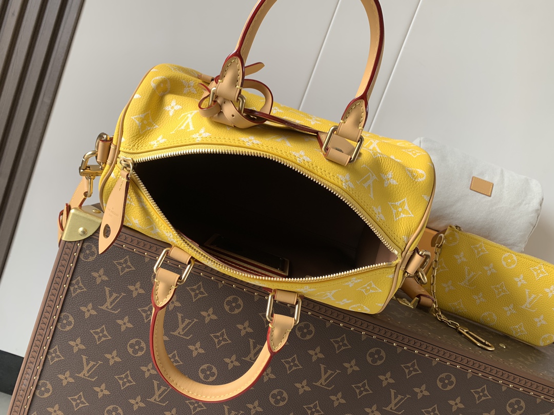 Louis Vuitton Speedy P9 Bandouliere 30 Monogram Leather Handbag - Image 8