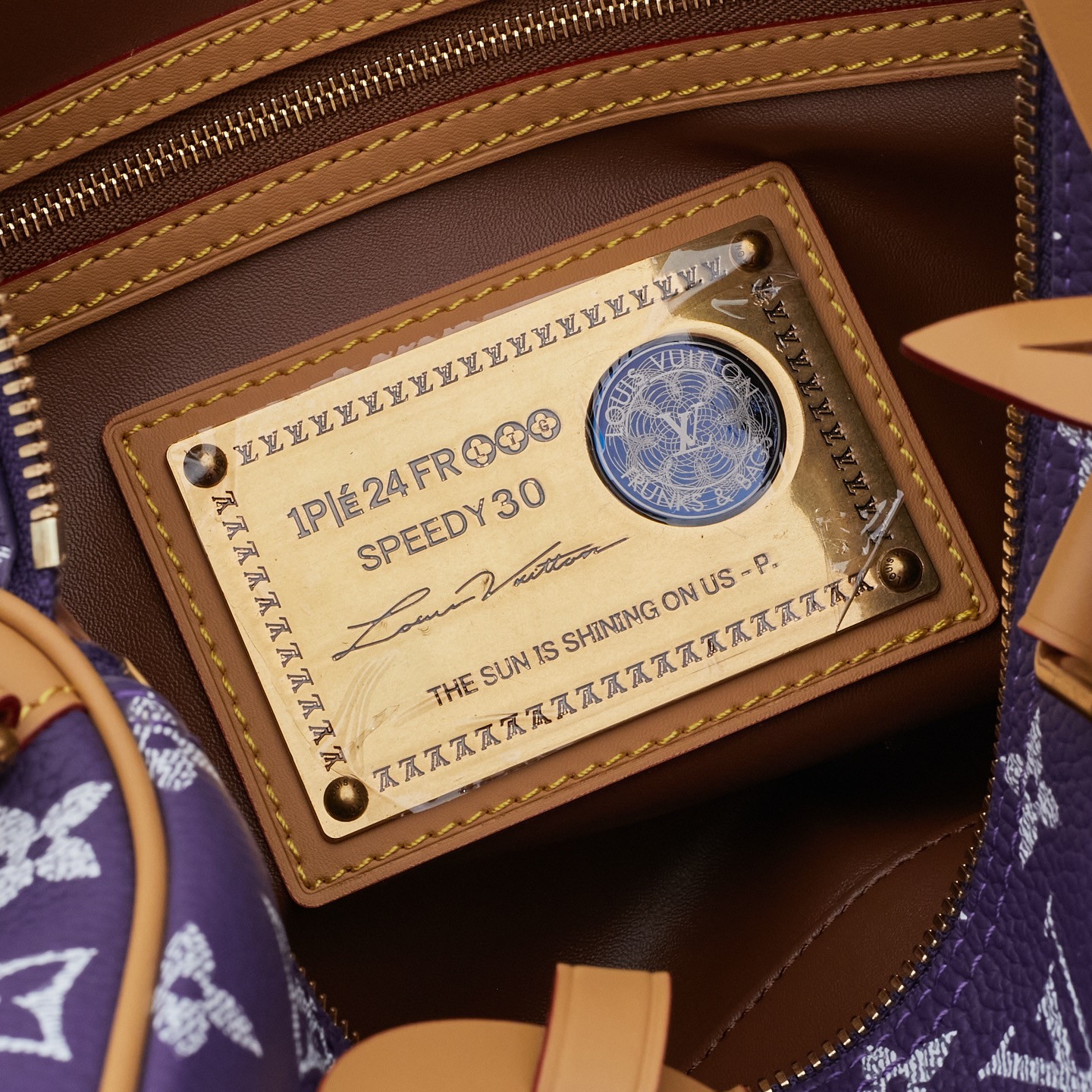 Louis Vuitton Speedy P9 Bandoulière 30 Monogram Leather Handbag - Image 8