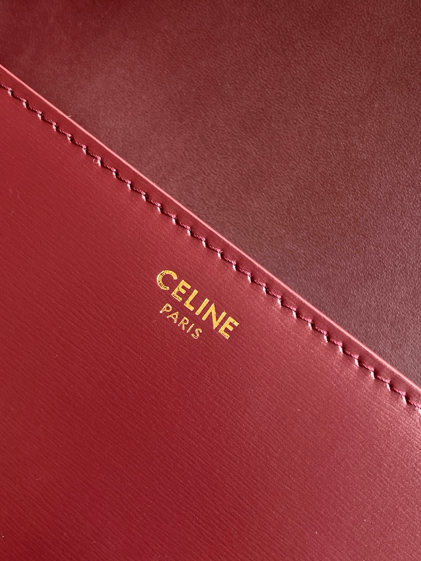Celine Box Crossbody Bag in Leather - Image 9