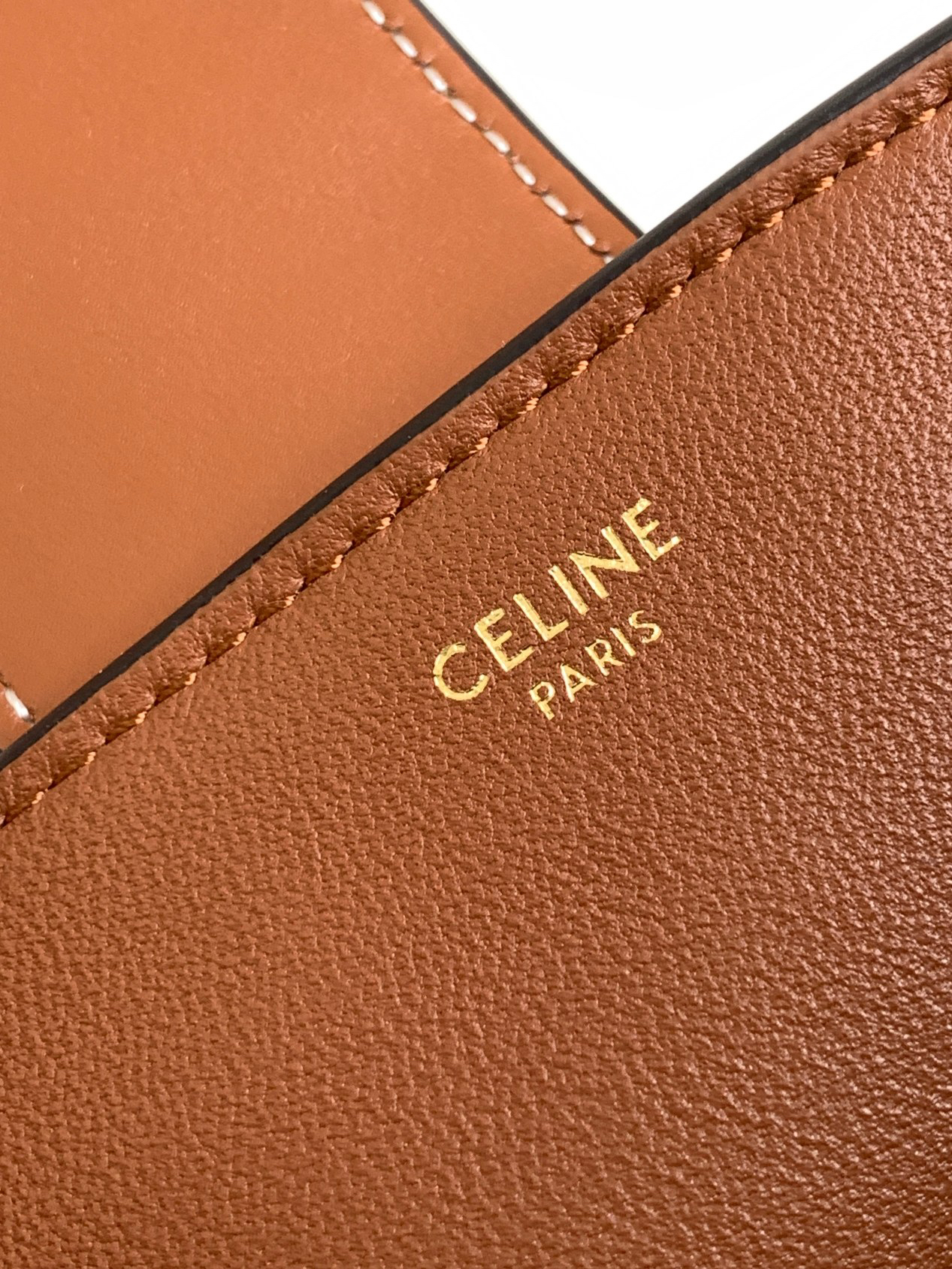 CELINE Louise Medium Smooth Calfskin Leather Handbag - Image 9