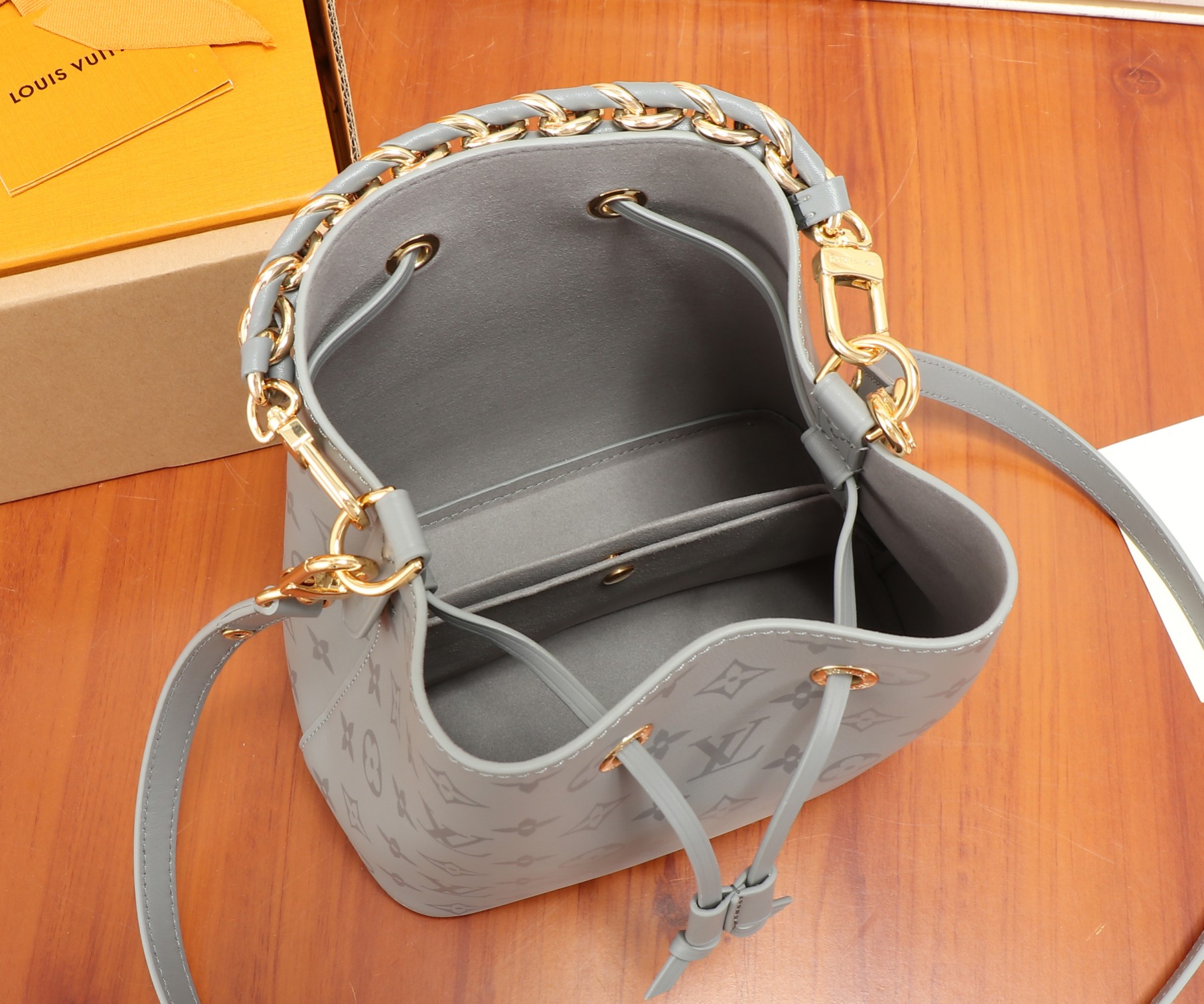 Louis Vuitton NeoNoe BB Monogram Ink Leather Bag - Image 9