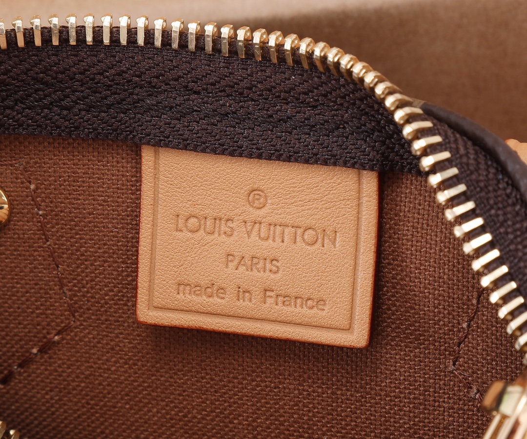 Louis Vuitton Nano Speedy Monogram Crossbody Bag - Image 9