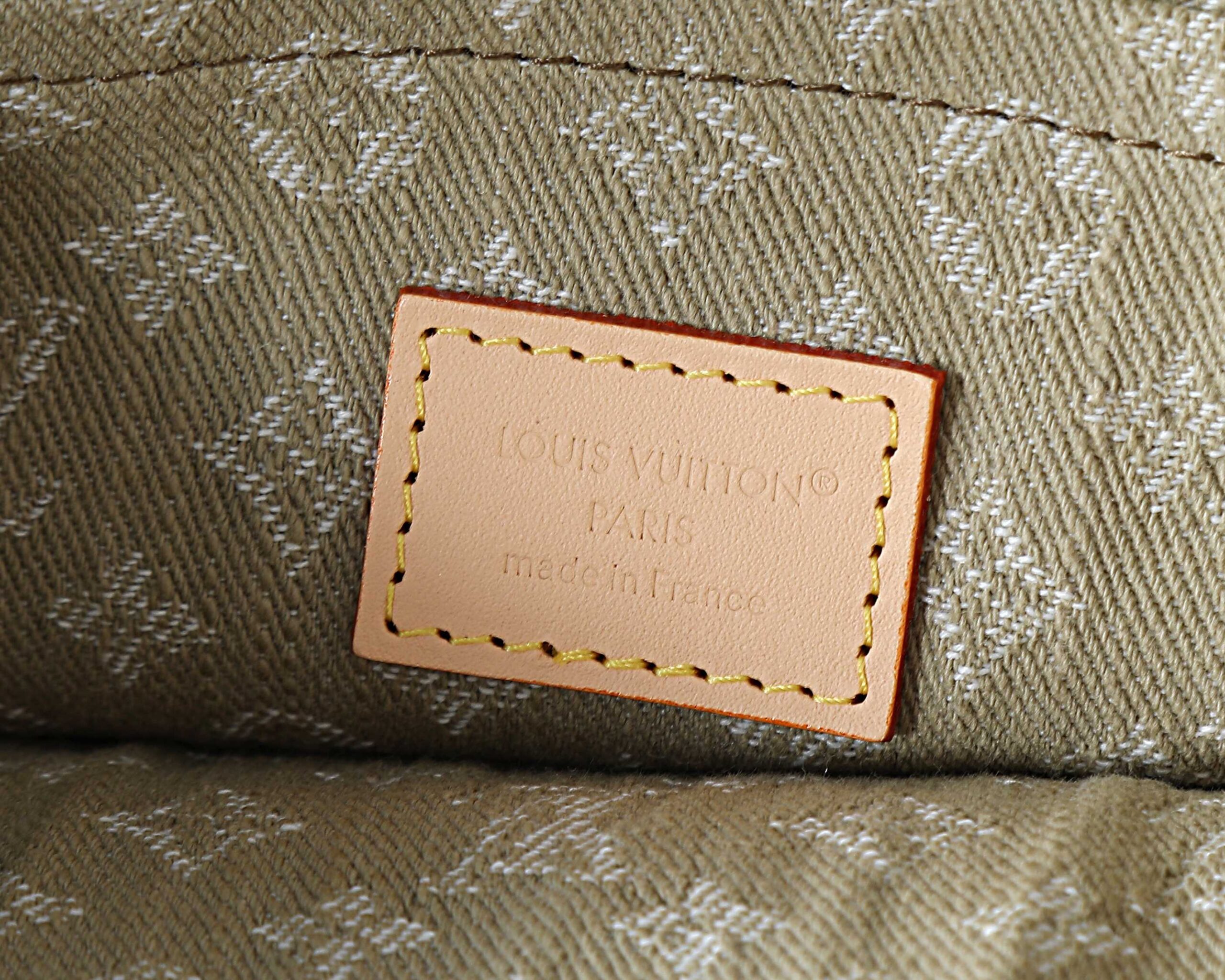 Sunset Handbag in Khaki GOTS-Certified Cotton Denim - Image 9