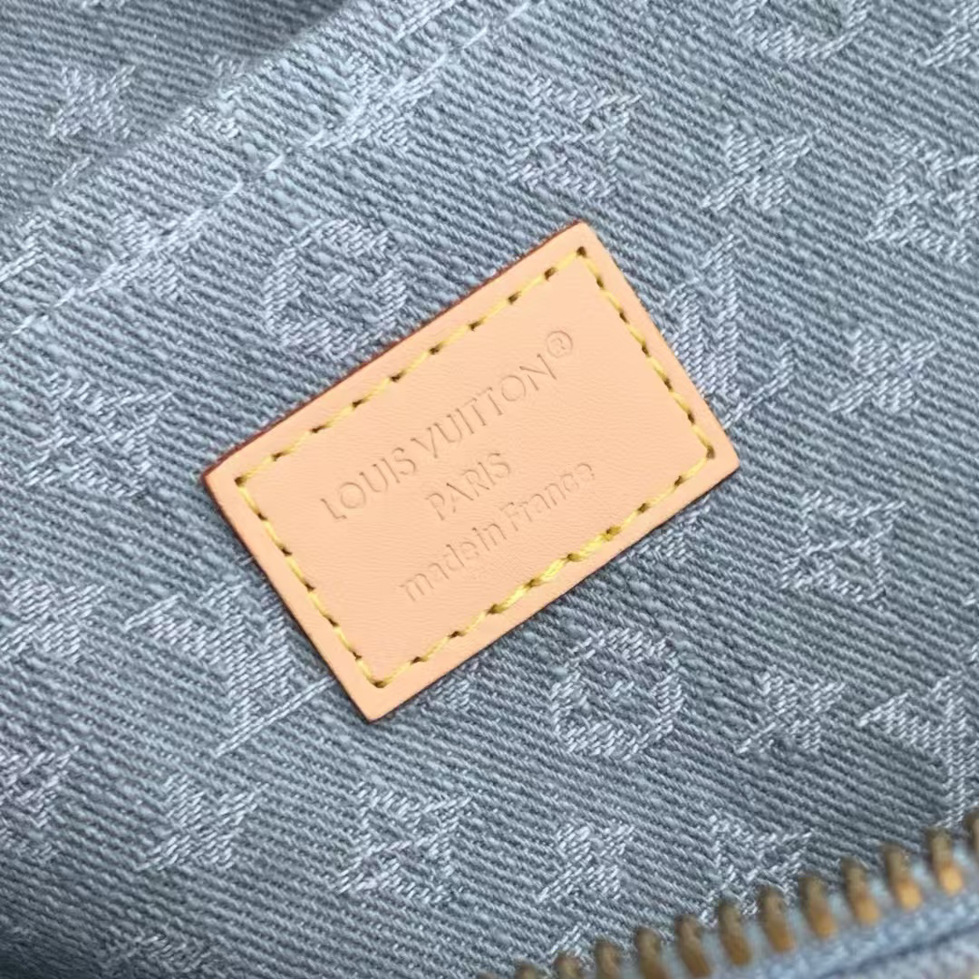 Louis Vuitton Speedy Soft 30 Monogram Denim Handbag - Image 9