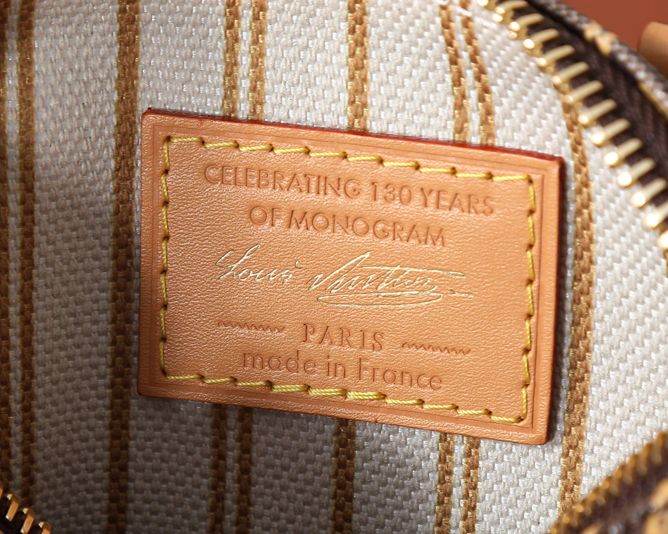 Louis Vuitton Nano Speedy Monogram Origine Ebene Bag - Image 9