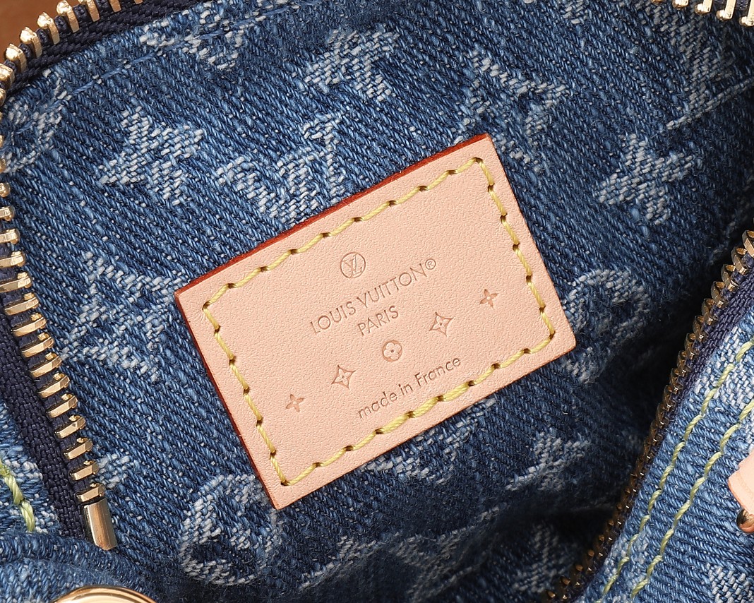 Nano Speedy Handbag in Monogram Denim - Image 9