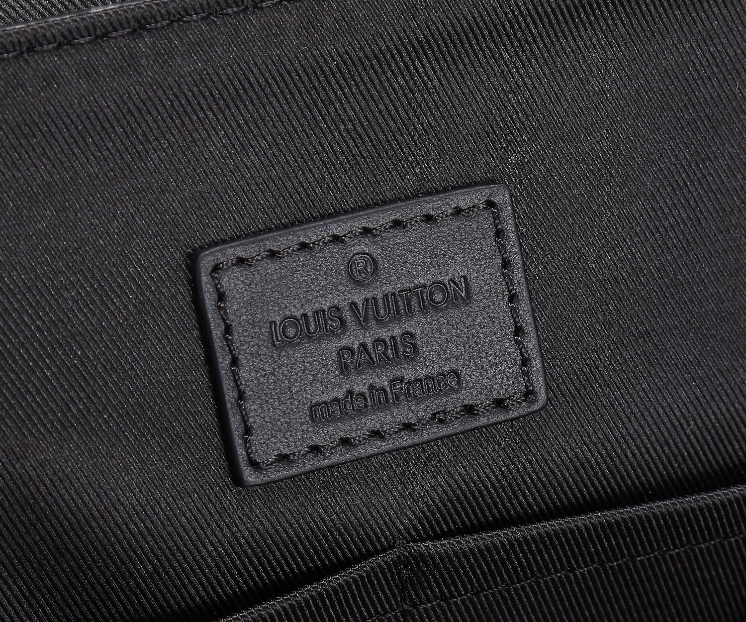 Louis Vuitton Saumur Bag in Monogram Eclipse Canvas - Image 9