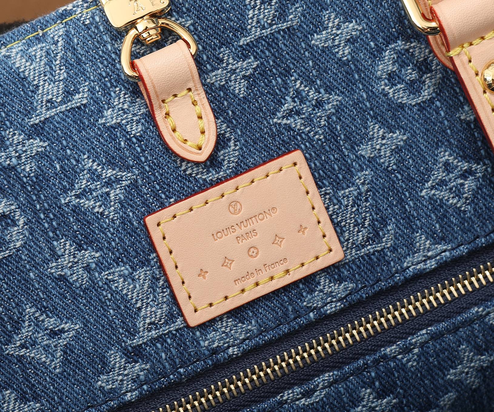 Louis Vuitton OnTheGo Medium Tote Bag in Monogram Denim - Image 9