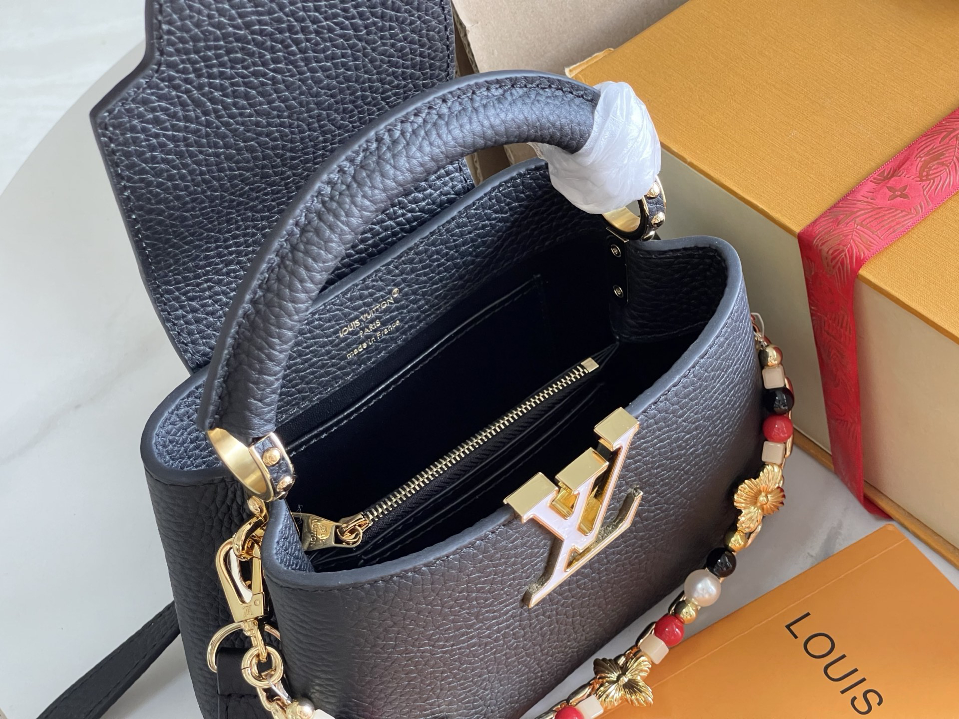 Louis Vuitton Capucines Mini Handbag - Image 9