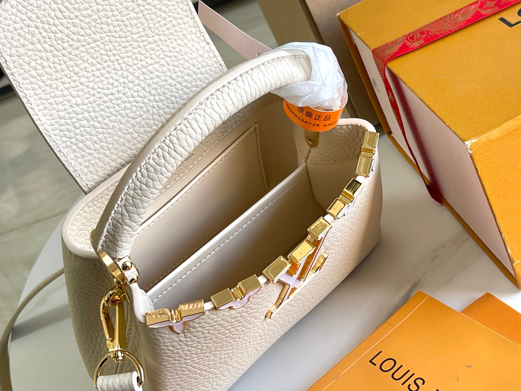 Louis Vuitton Capucines Mini Flower Crown Handbag - Image 9
