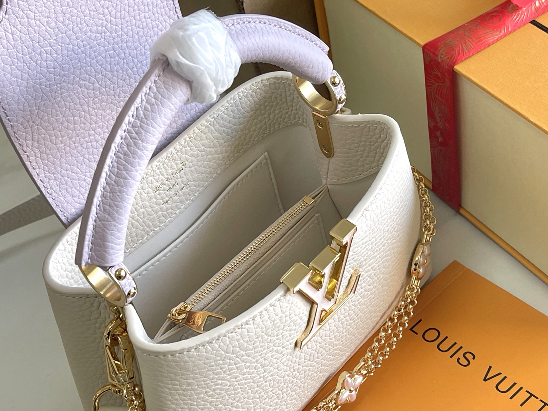 Louis Vuitton Capucines Mini Handbag - Image 9