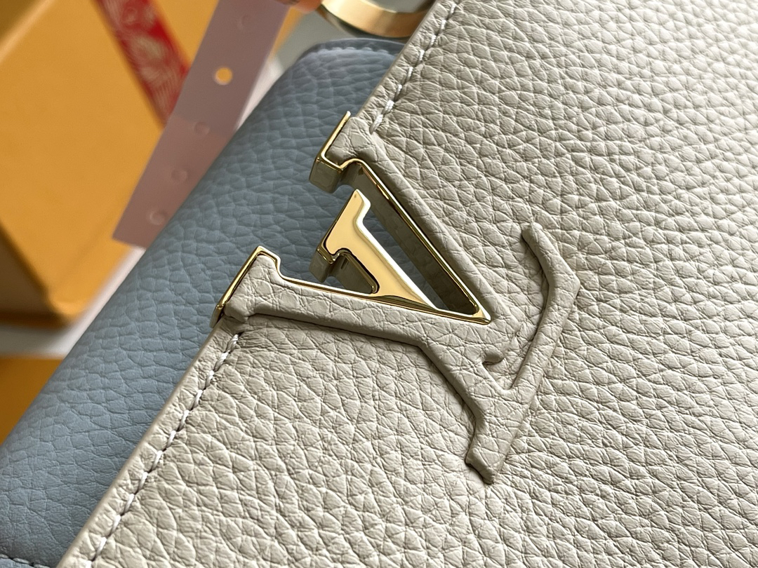 Capucines Mini Handbag in Taurillon Leather - Image 9