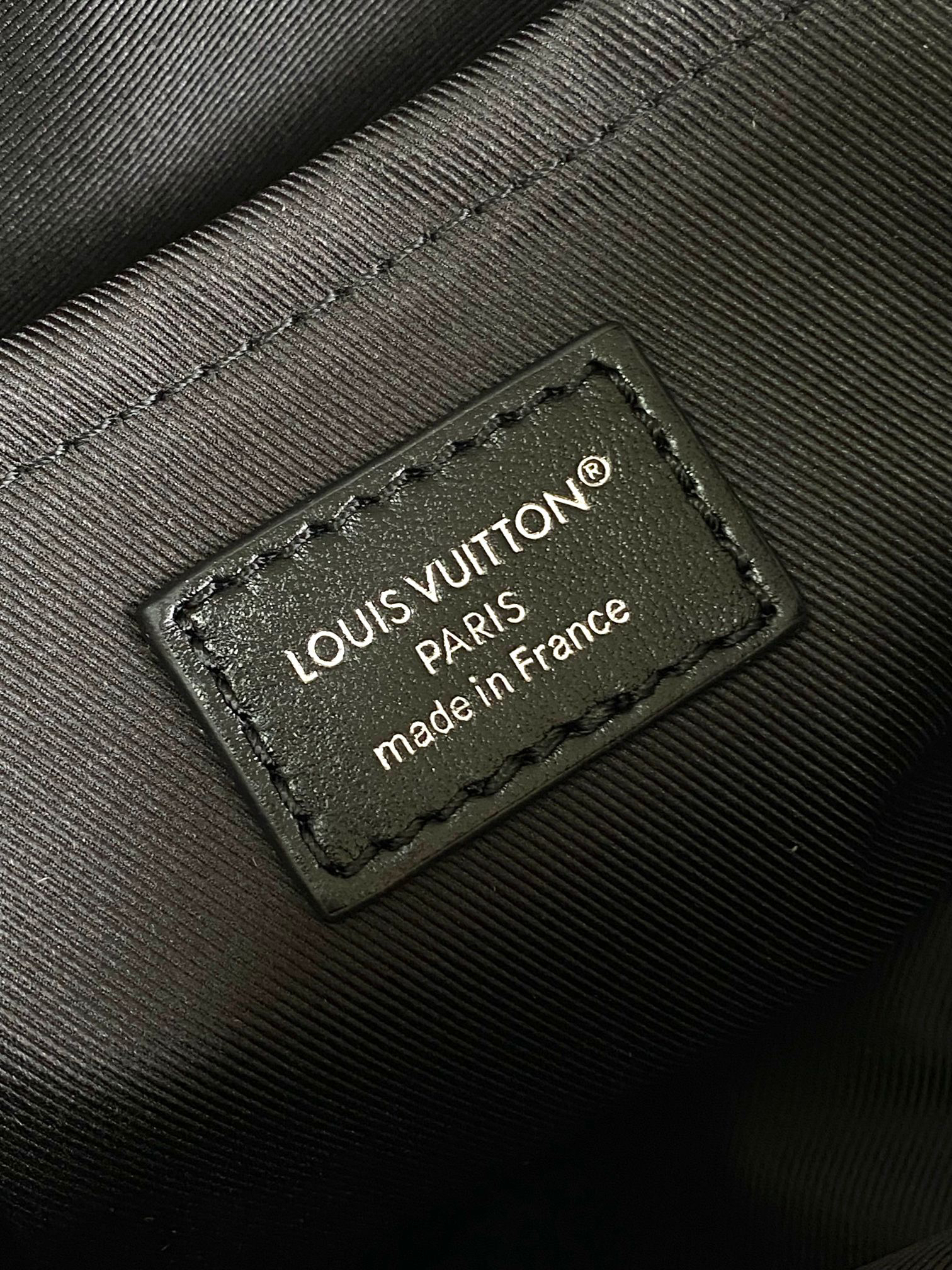 Louis Vuitton Nil Leather Crossbody Bag with LV Embellishment - Image 9