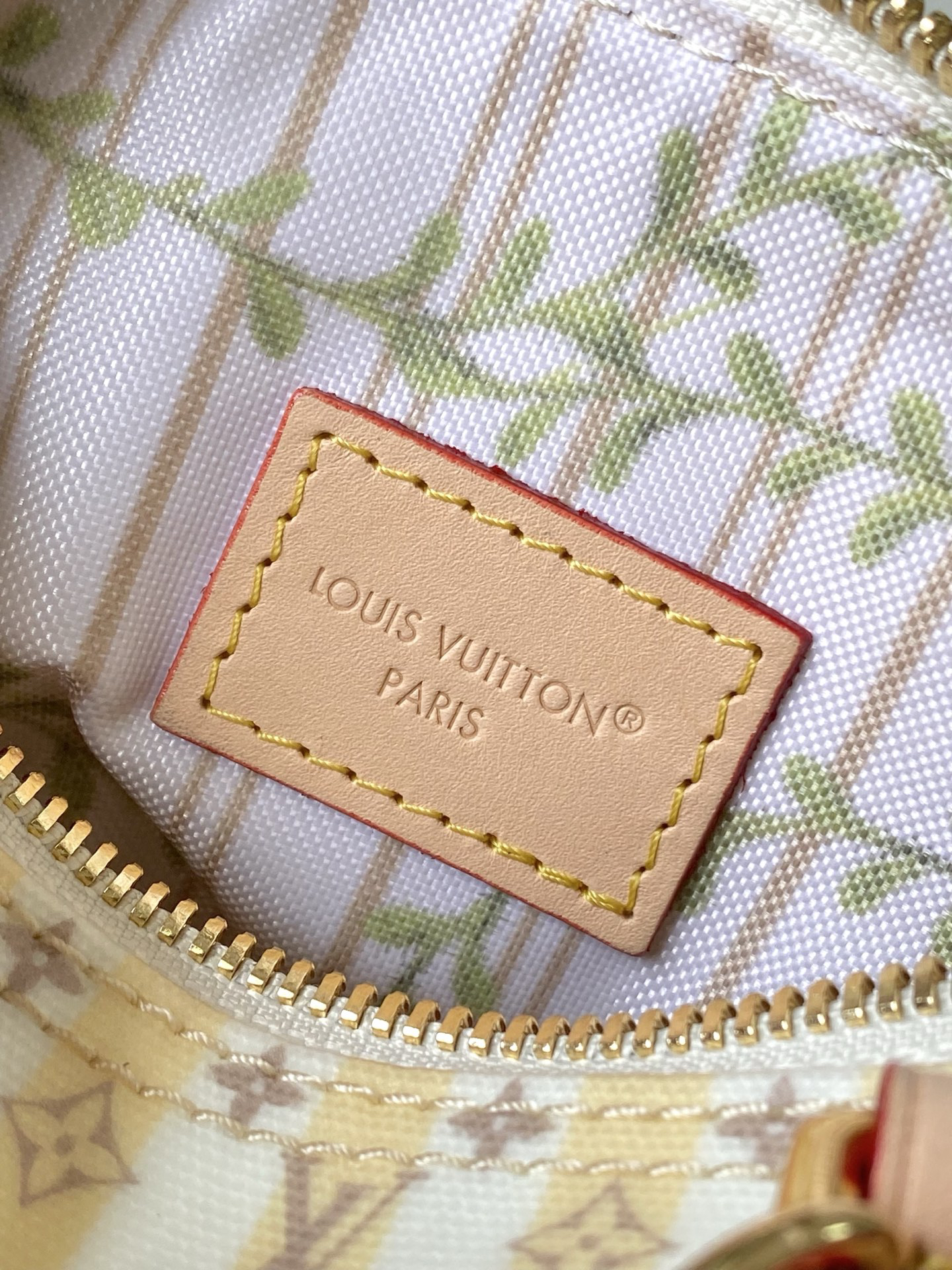 Louis Vuitton Nano Speedy Mini Crossbody Bag in Beige - Image 9