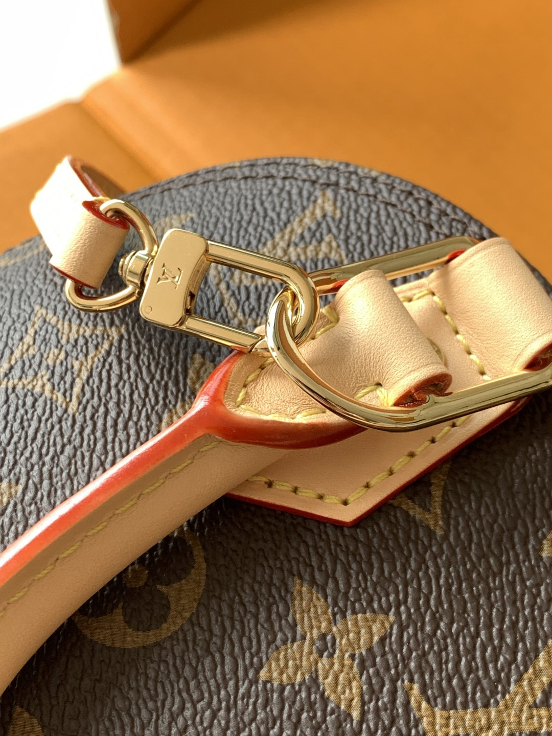 Louis Vuitton Alma BB Handbag in Damier Ebene Canvas - Image 9