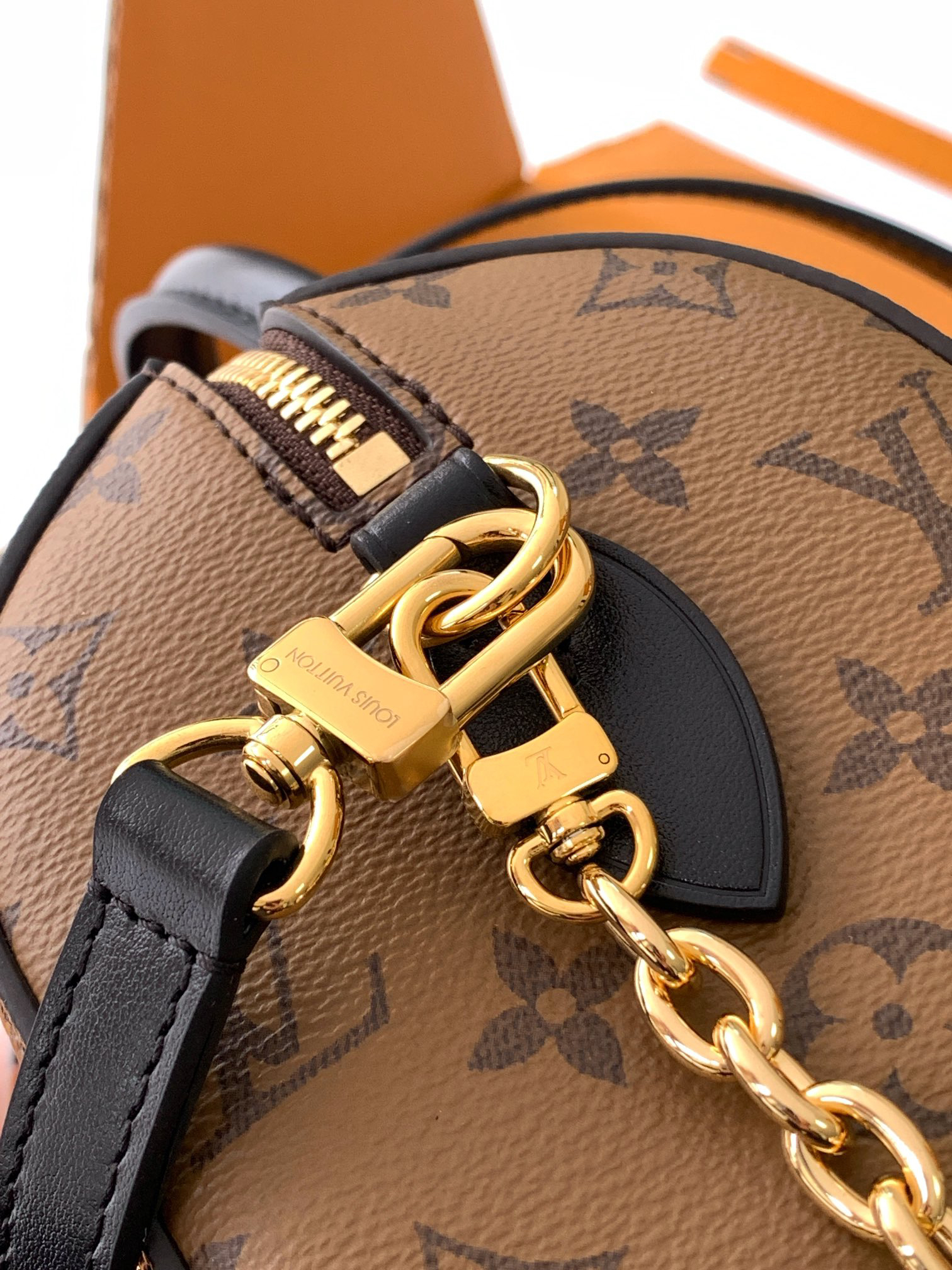 Louis Vuitton Speedy Trunk Crossbody Bag - Image 9