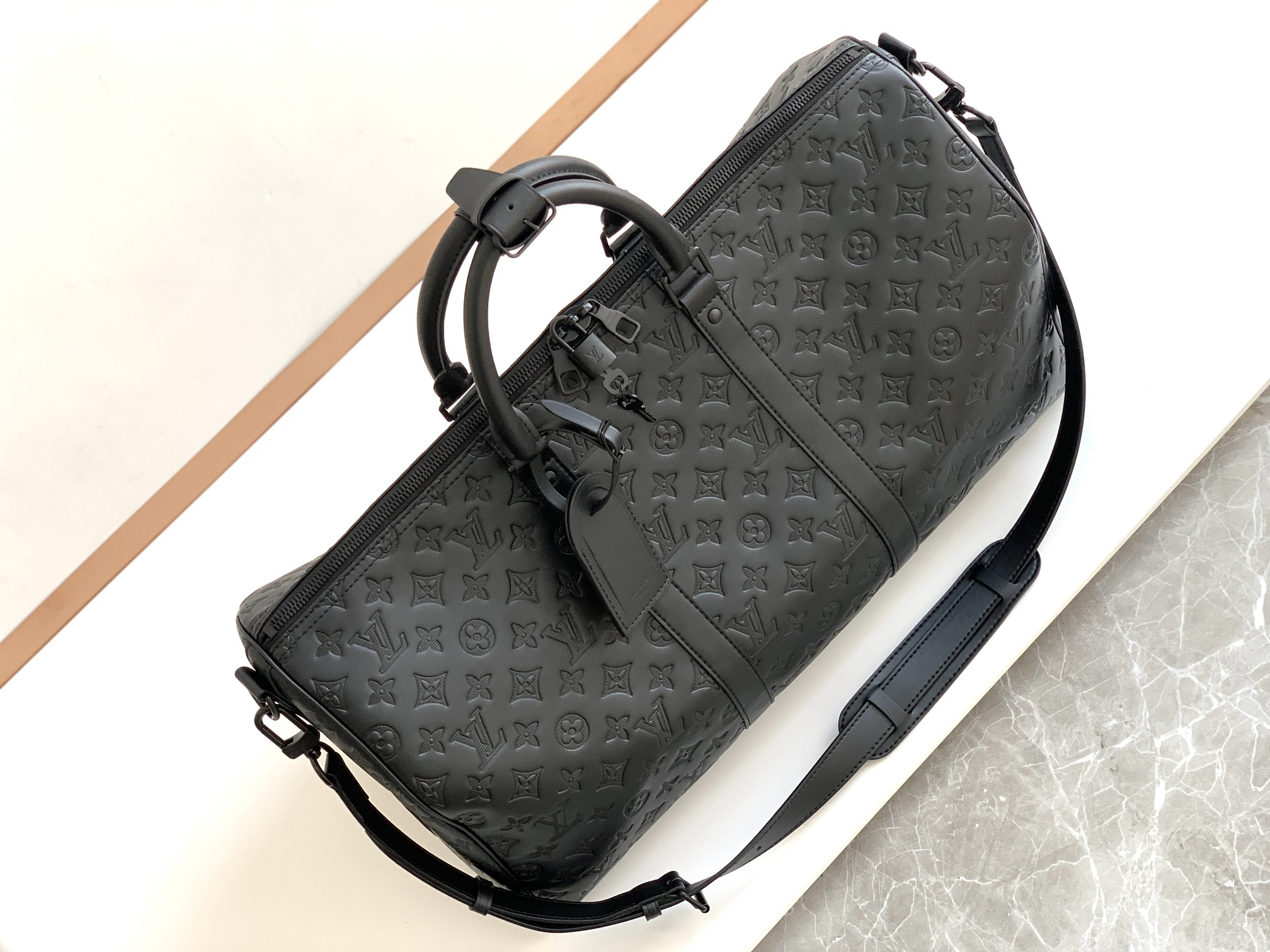 Louis Vuitton Keepall Bandoulière 50 Travel Bag - Image 9