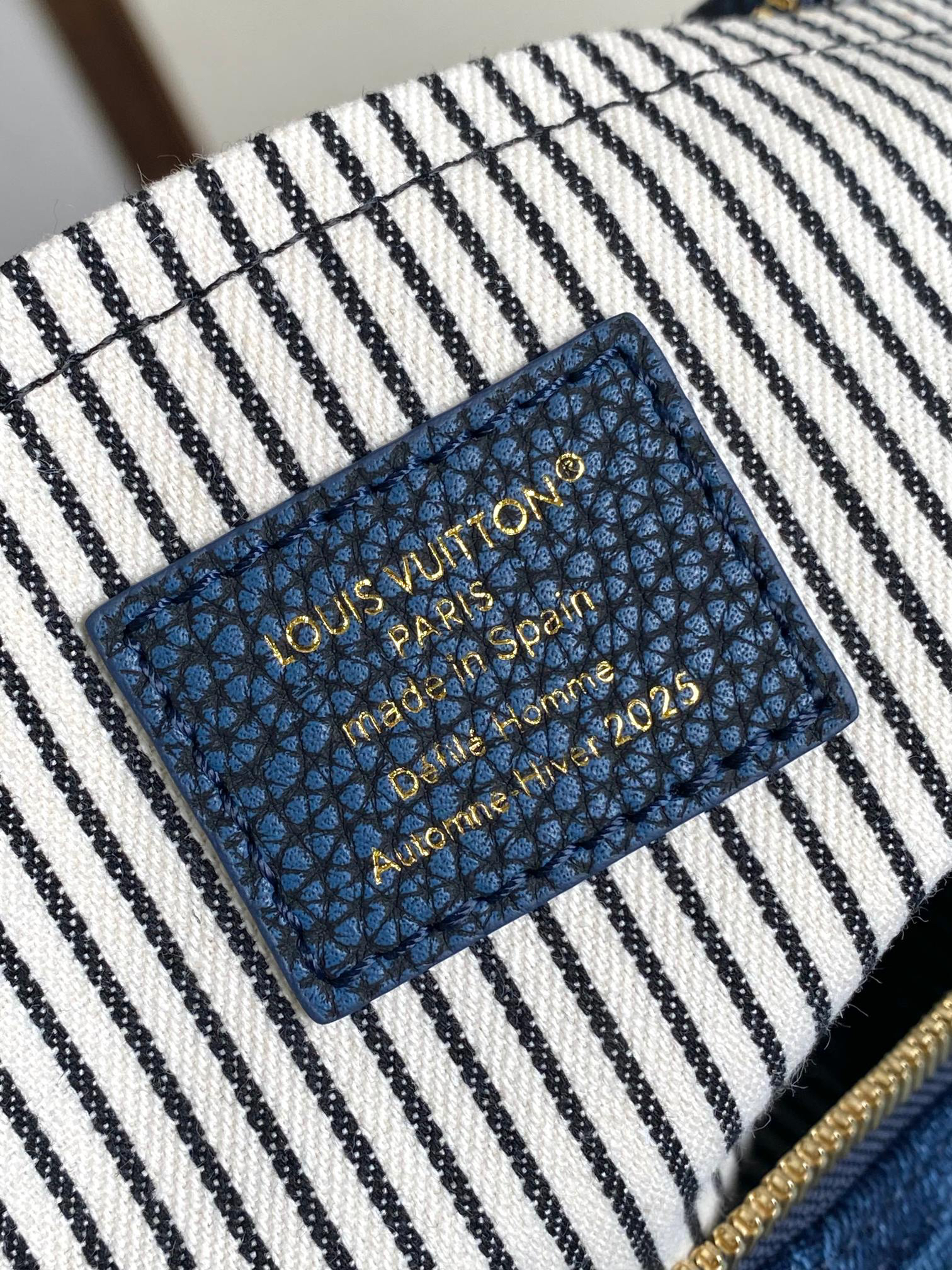 Louis Vuitton Speedy Bandoulière 40 Denim Patchwork Shoulder Bag - Image 9
