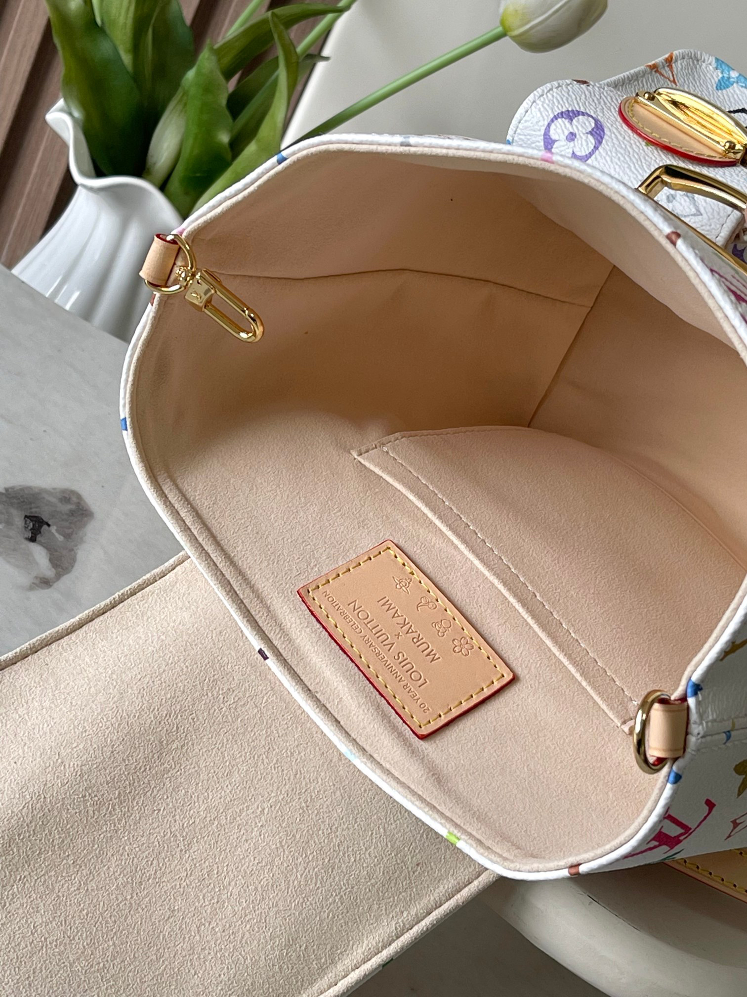 Louis Vuitton x Takashi Murakami Venice Shoulder Bag - Image 9