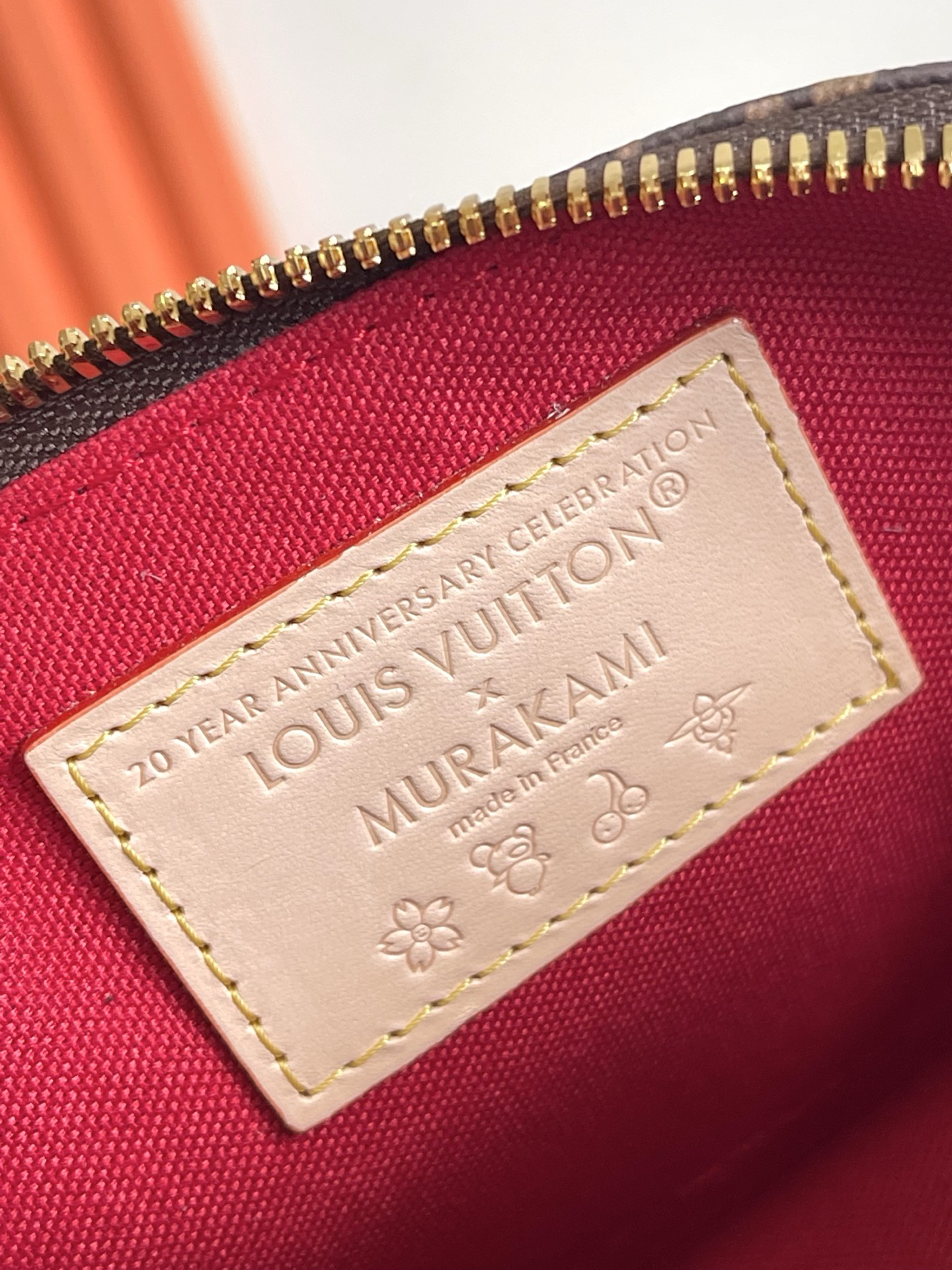 Louis Vuitton x Takashi Murakami Nano Alma Cherry Handbag - Image 9