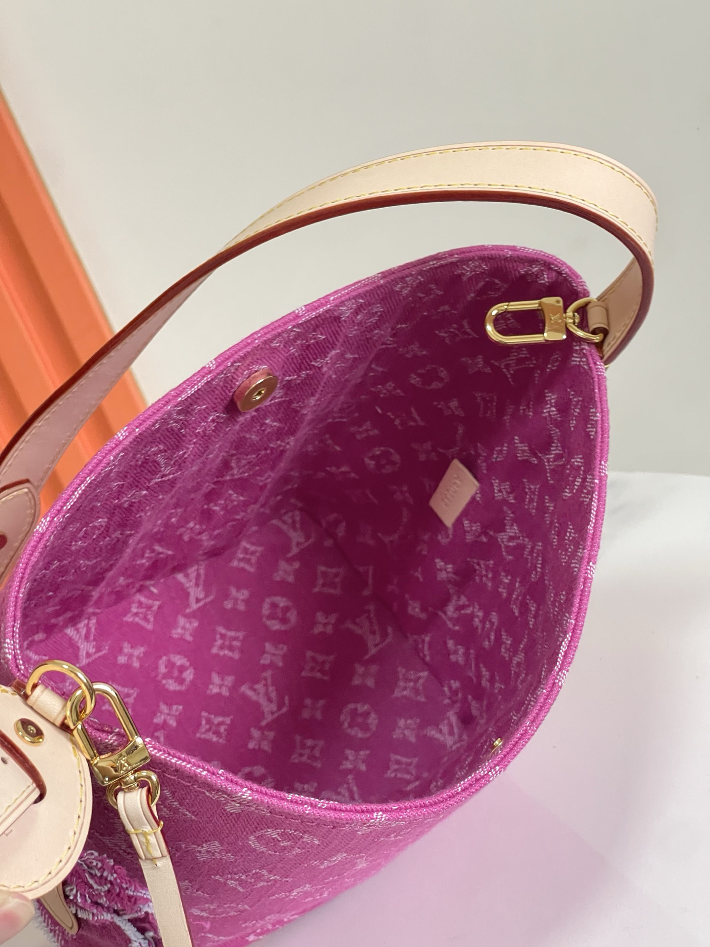 Louis Vuitton All In BB Denim Bucket Bag M28107 - Image 9