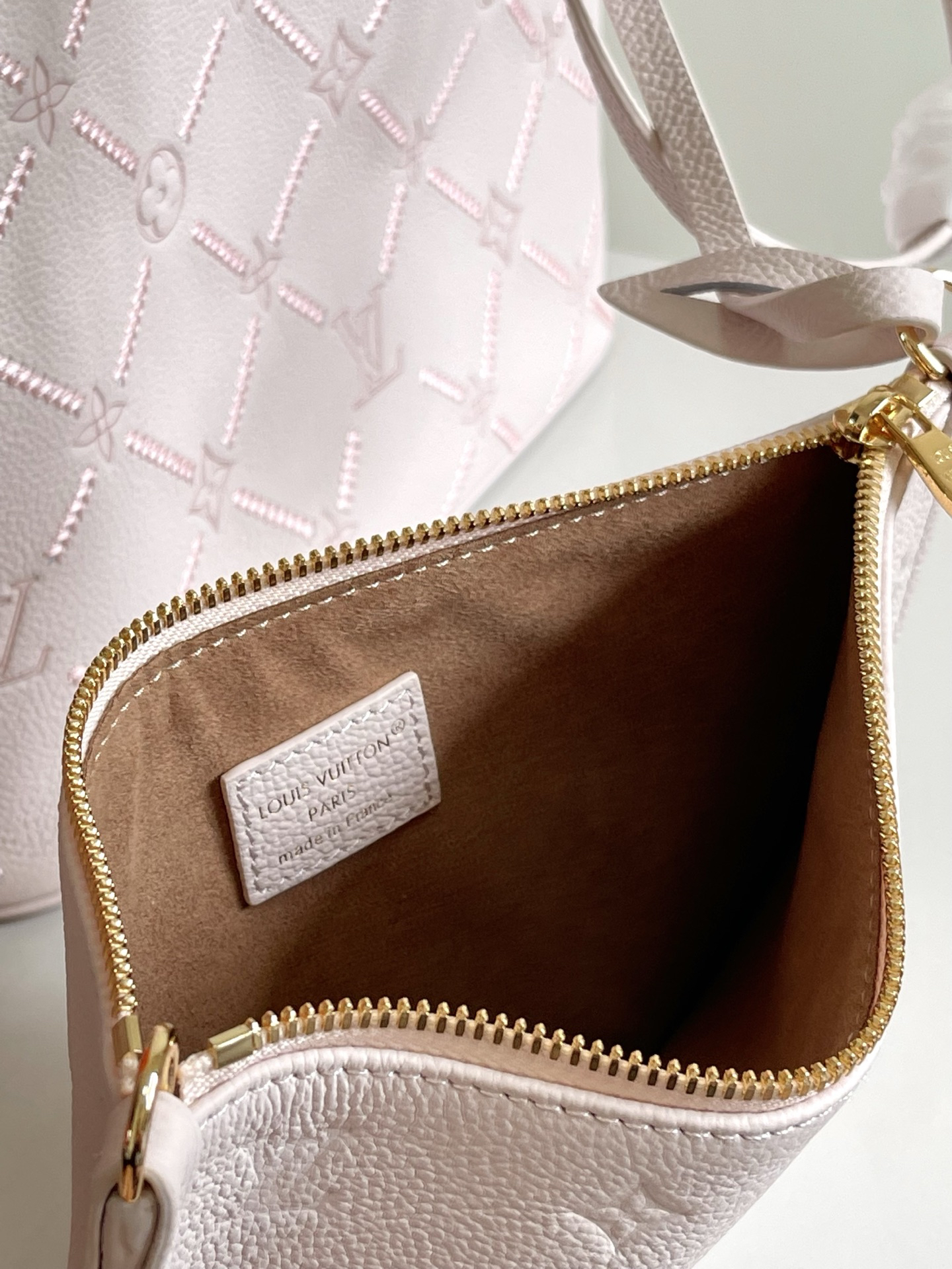 Louis Vuitton Neverfull MM Monogram Empreinte Couture Tote Bag - Image 9