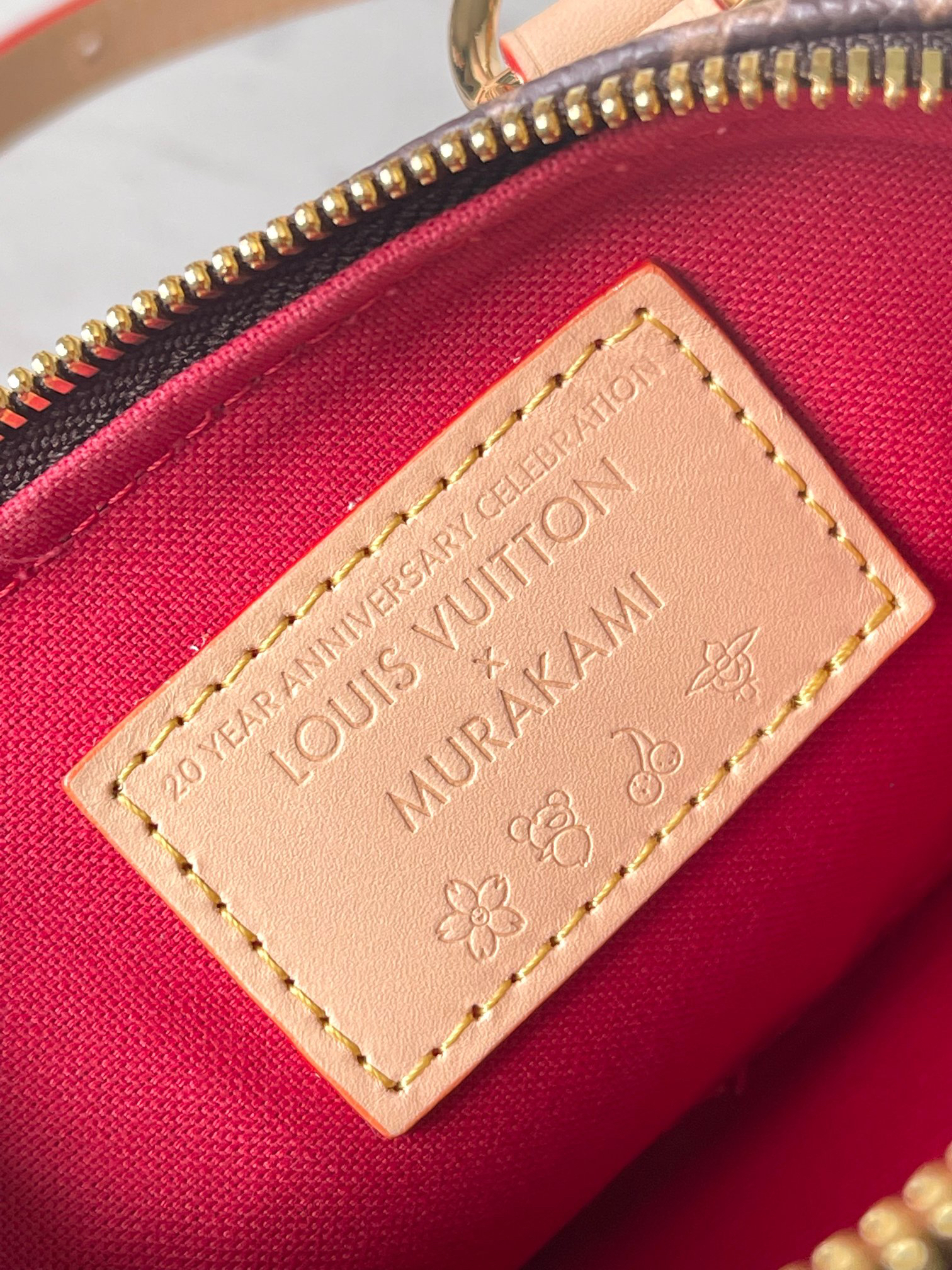 Louis Vuitton Nano Alma Handbag in Monogram Cherry Pattern - Image 9