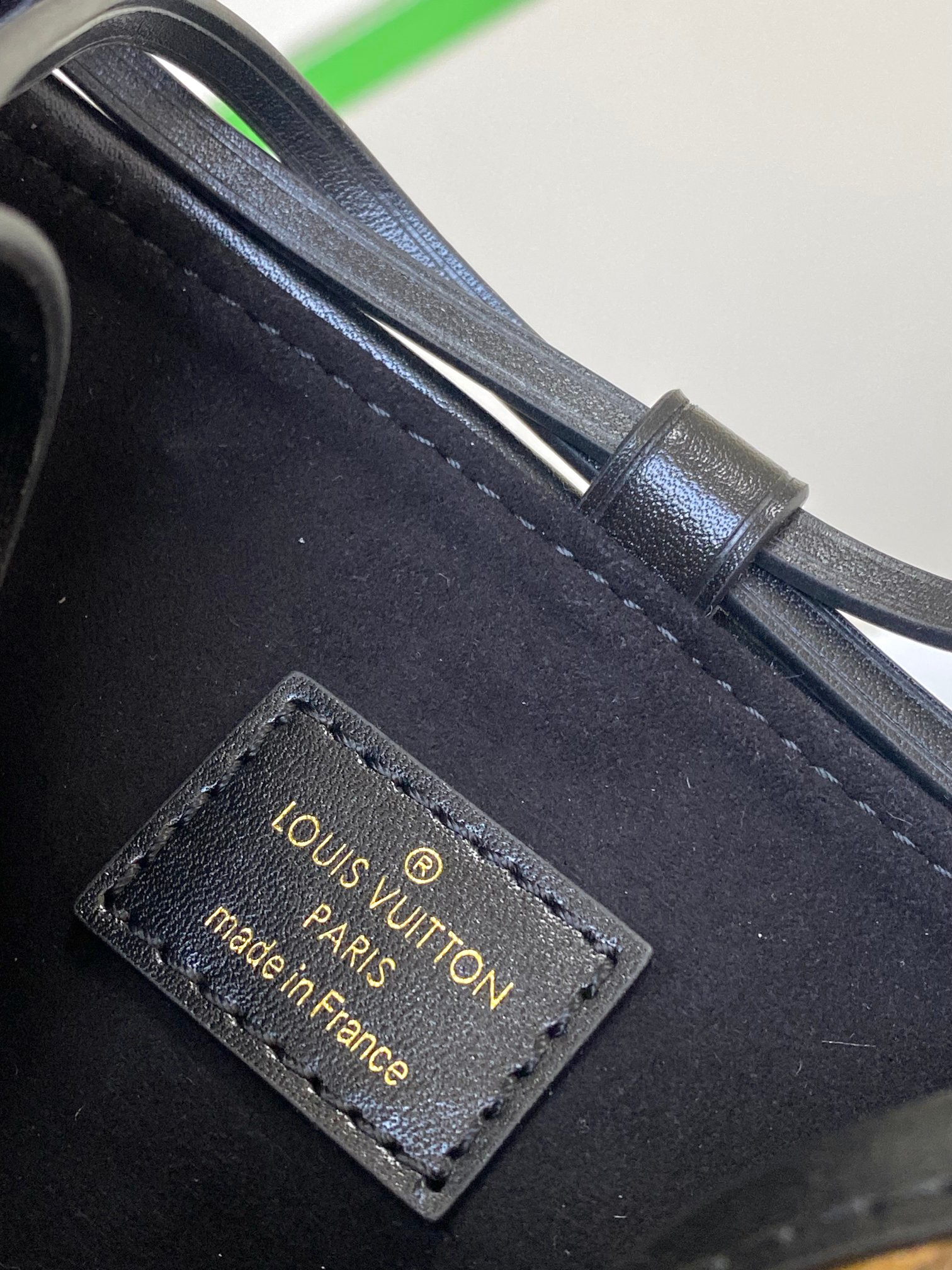 Noe Mini Bucket Bag in Monogram Reverse Canvas - Image 9
